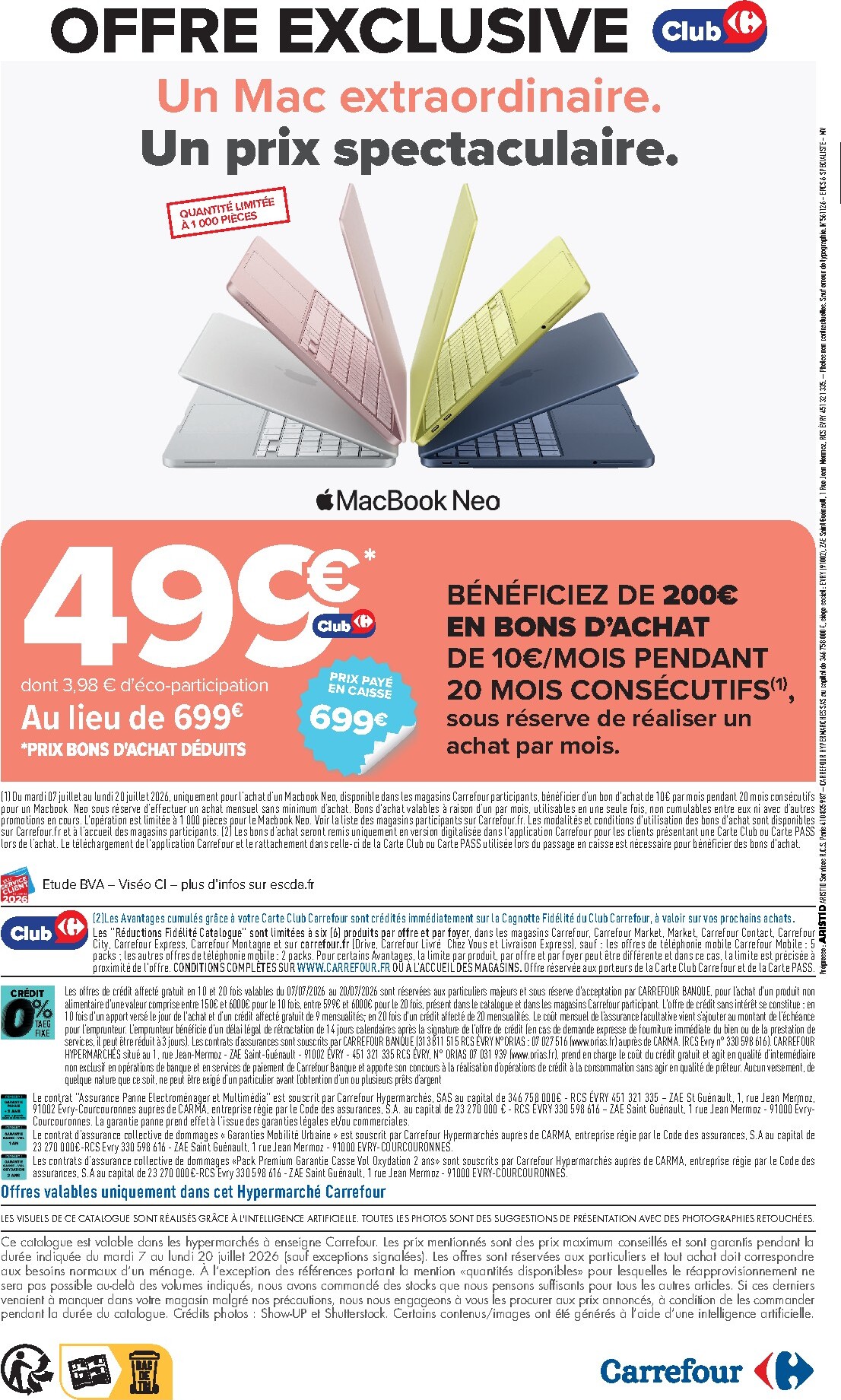carrefour - Flyer Carrefour - High-Tech, Multimédia pour la semaine prochaine du du mardi 07/07/2026 au du lundi 20/07/2026 - page: 22