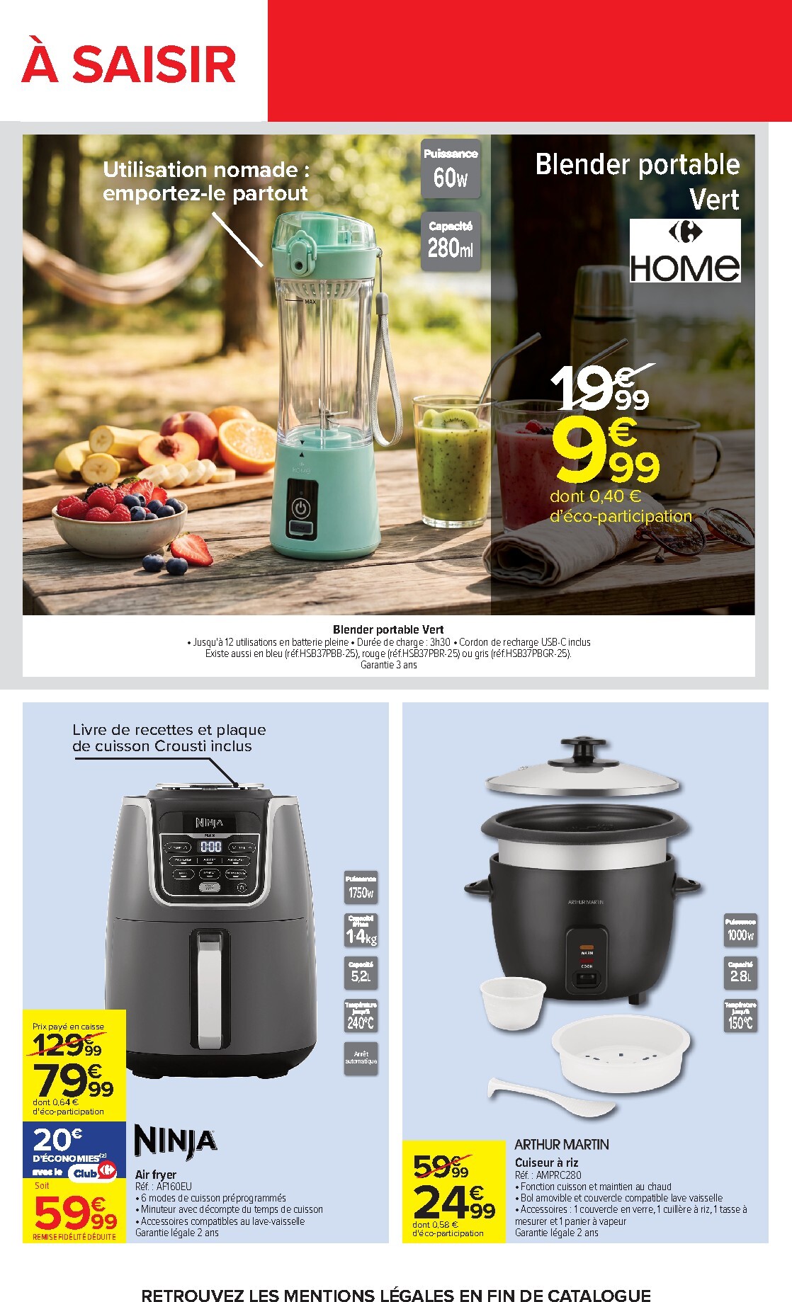 carrefour - Flyer Carrefour pour la semaine prochaine du du lundi 13/07/2026 au du lundi 27/07/2026 - page: 67