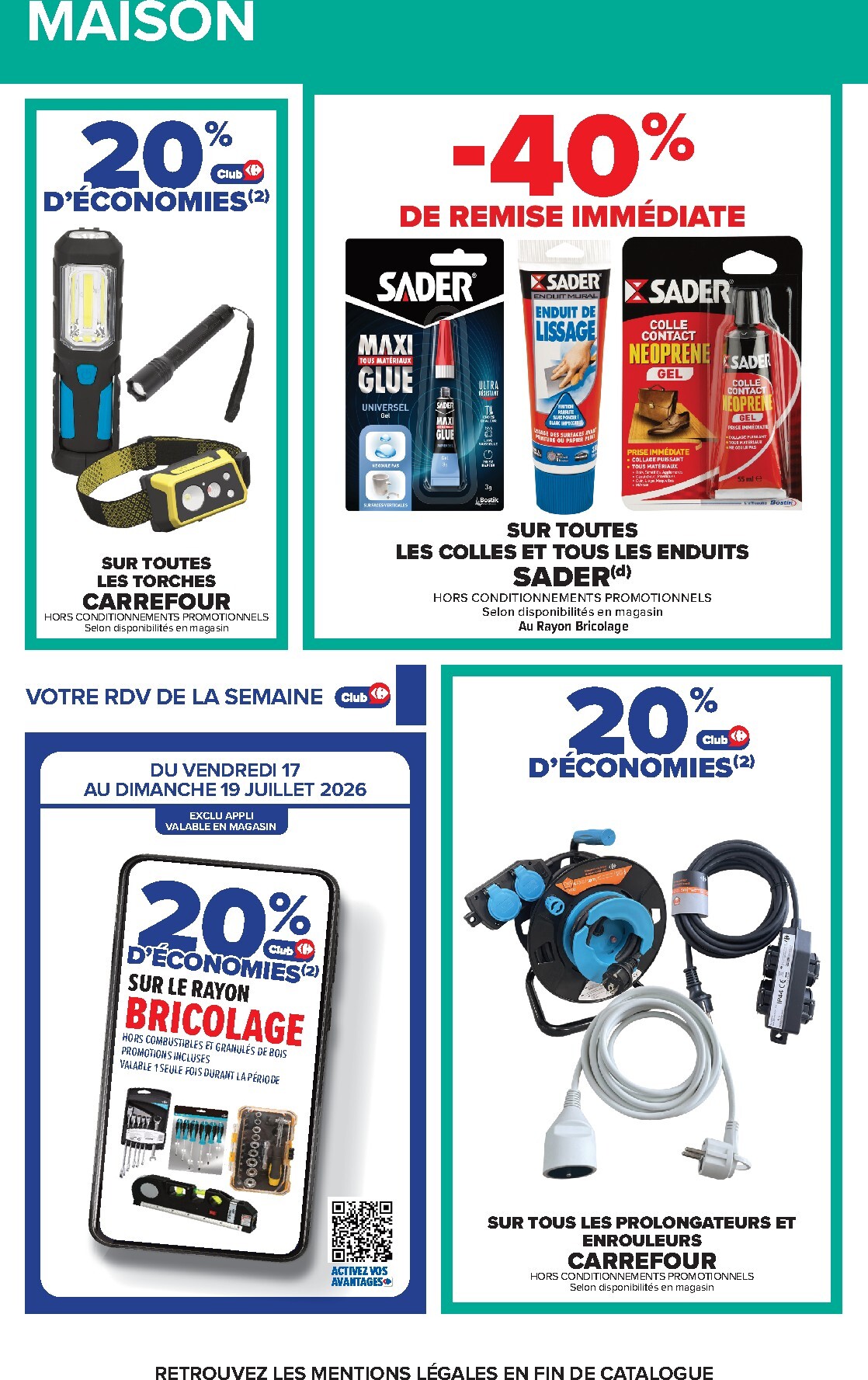 carrefour - Flyer Carrefour pour la semaine prochaine du du lundi 13/07/2026 au du lundi 27/07/2026 - page: 58