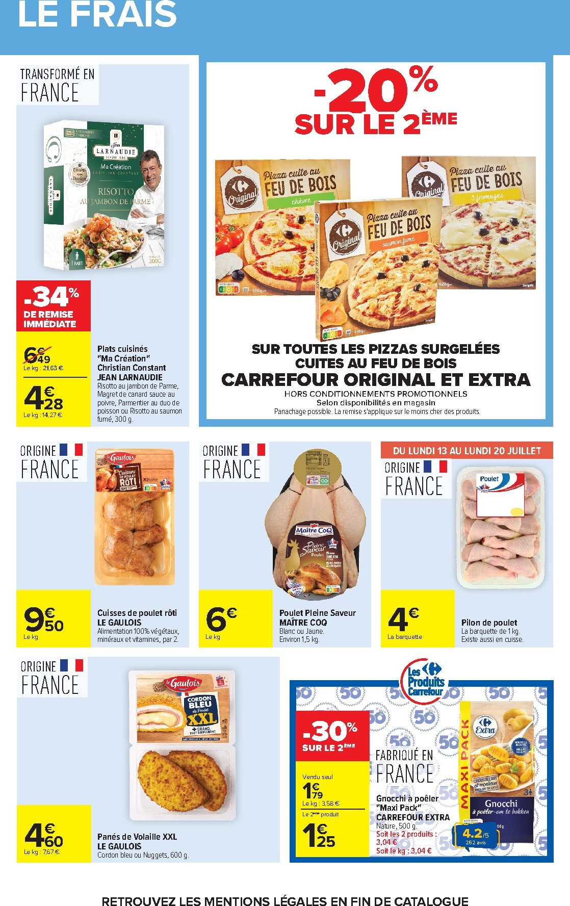carrefour - Flyer Carrefour pour la semaine prochaine du du lundi 13/07/2026 au du lundi 27/07/2026 - page: 34