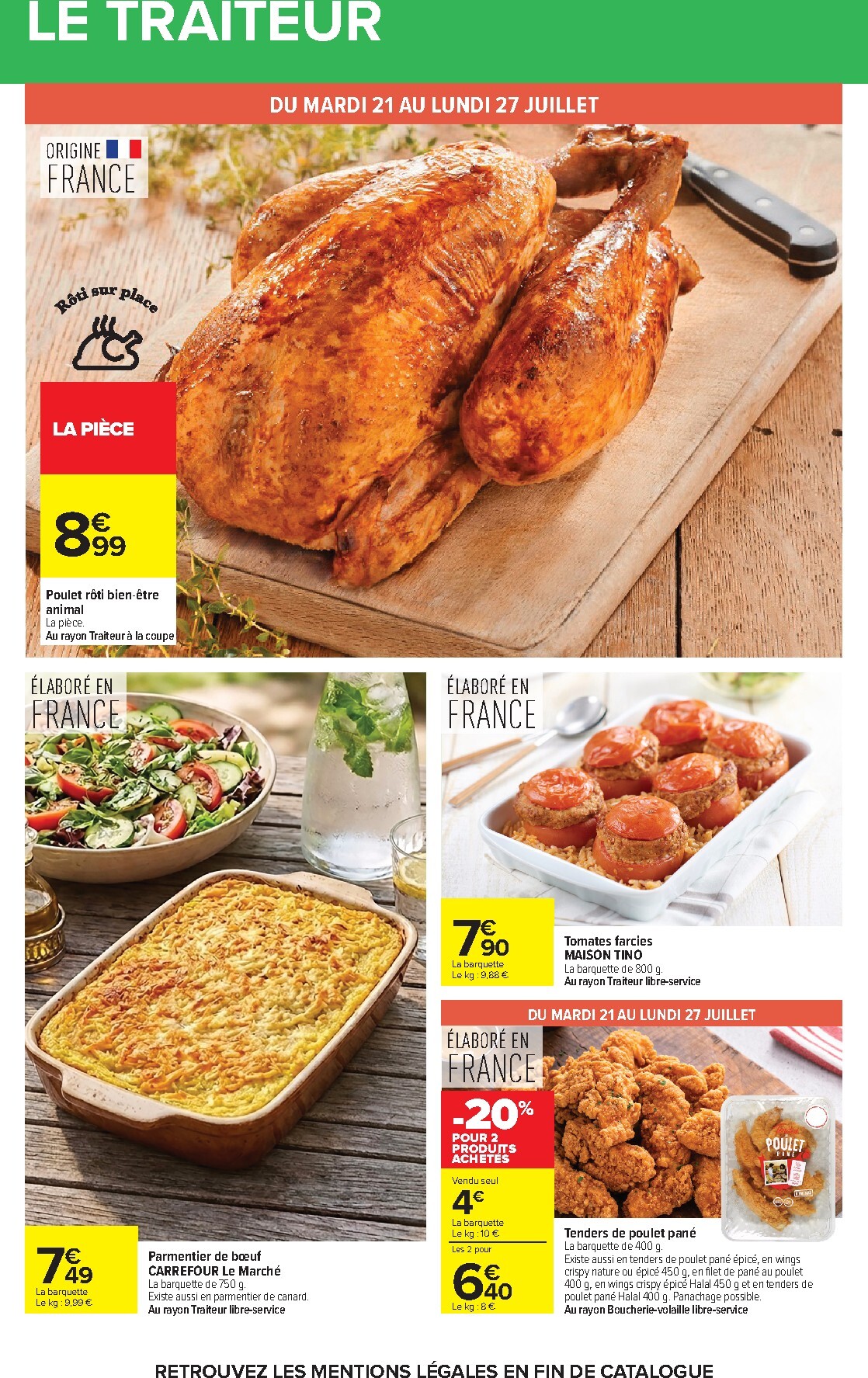 carrefour - Flyer Carrefour pour la semaine prochaine du du mardi 21/07/2026 au du lundi 03/08/2026 - page: 21