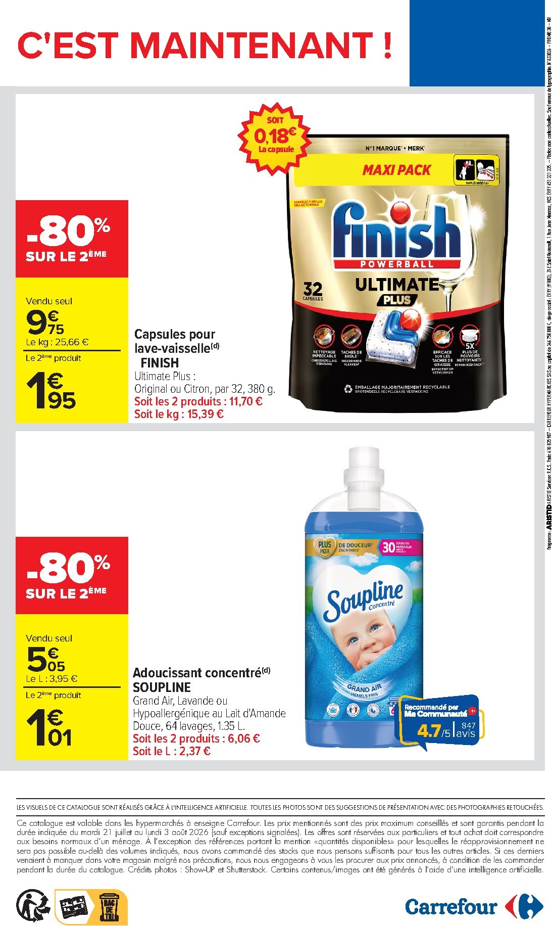 carrefour - Flyer Carrefour pour la semaine prochaine du du mardi 21/07/2026 au du lundi 03/08/2026 - page: 2