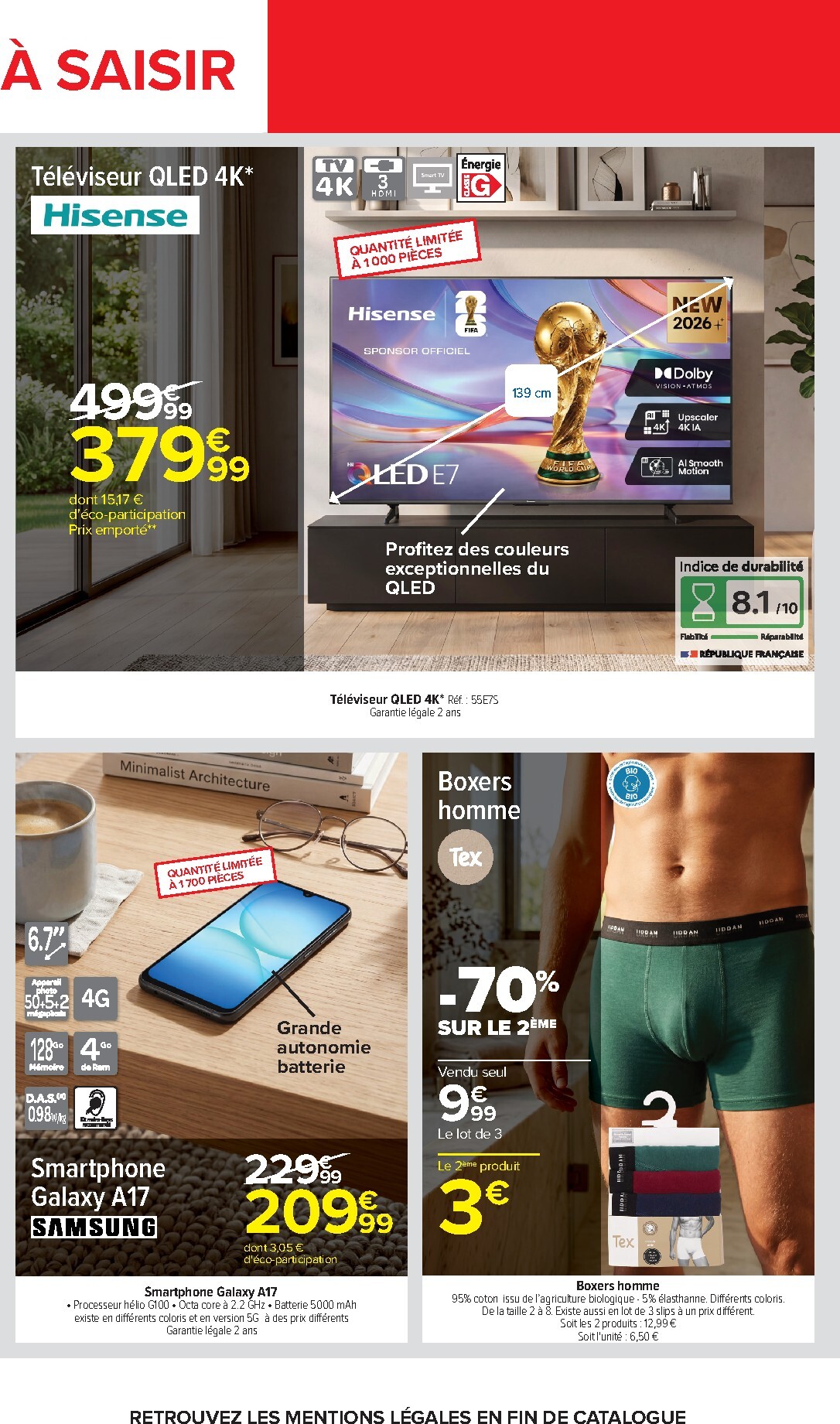 carrefour - Flyer Carrefour pour la semaine prochaine du du mardi 28/07/2026 au du lundi 10/08/2026 - page: 70