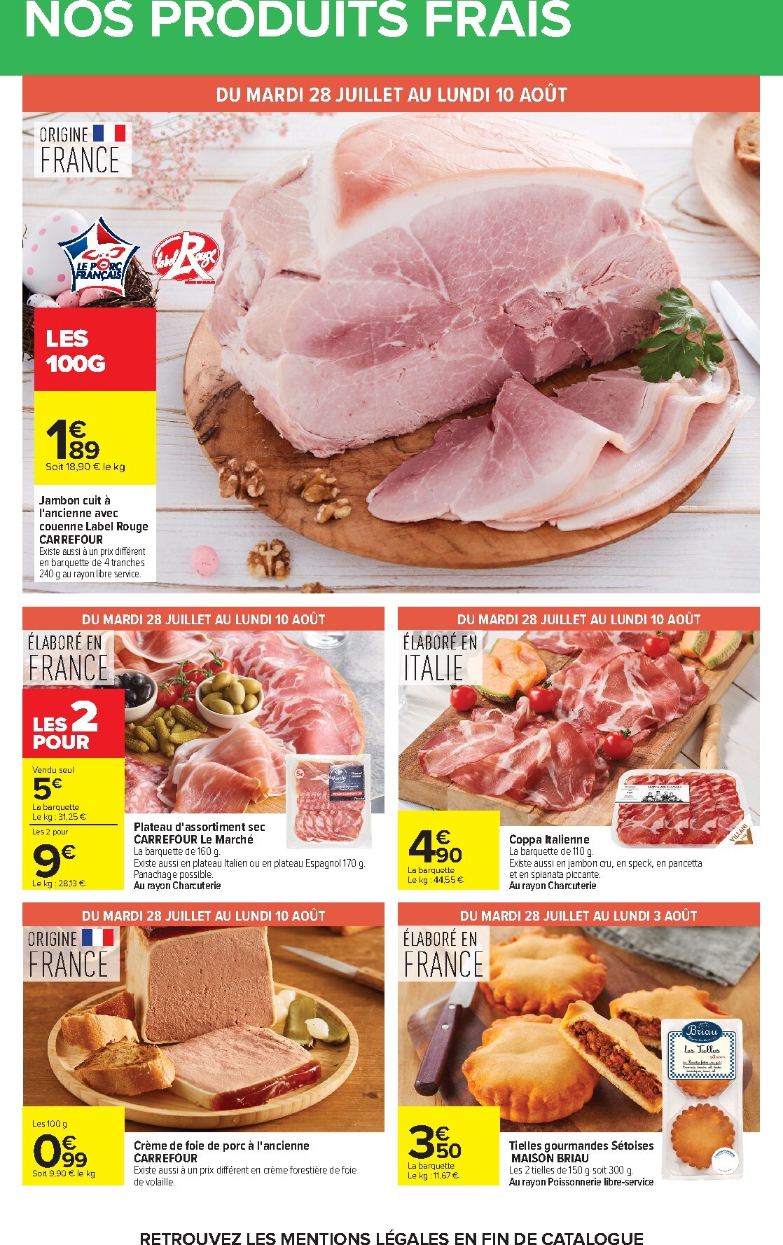 carrefour - Flyer Carrefour pour la semaine prochaine du du mardi 28/07/2026 au du lundi 10/08/2026 - page: 32