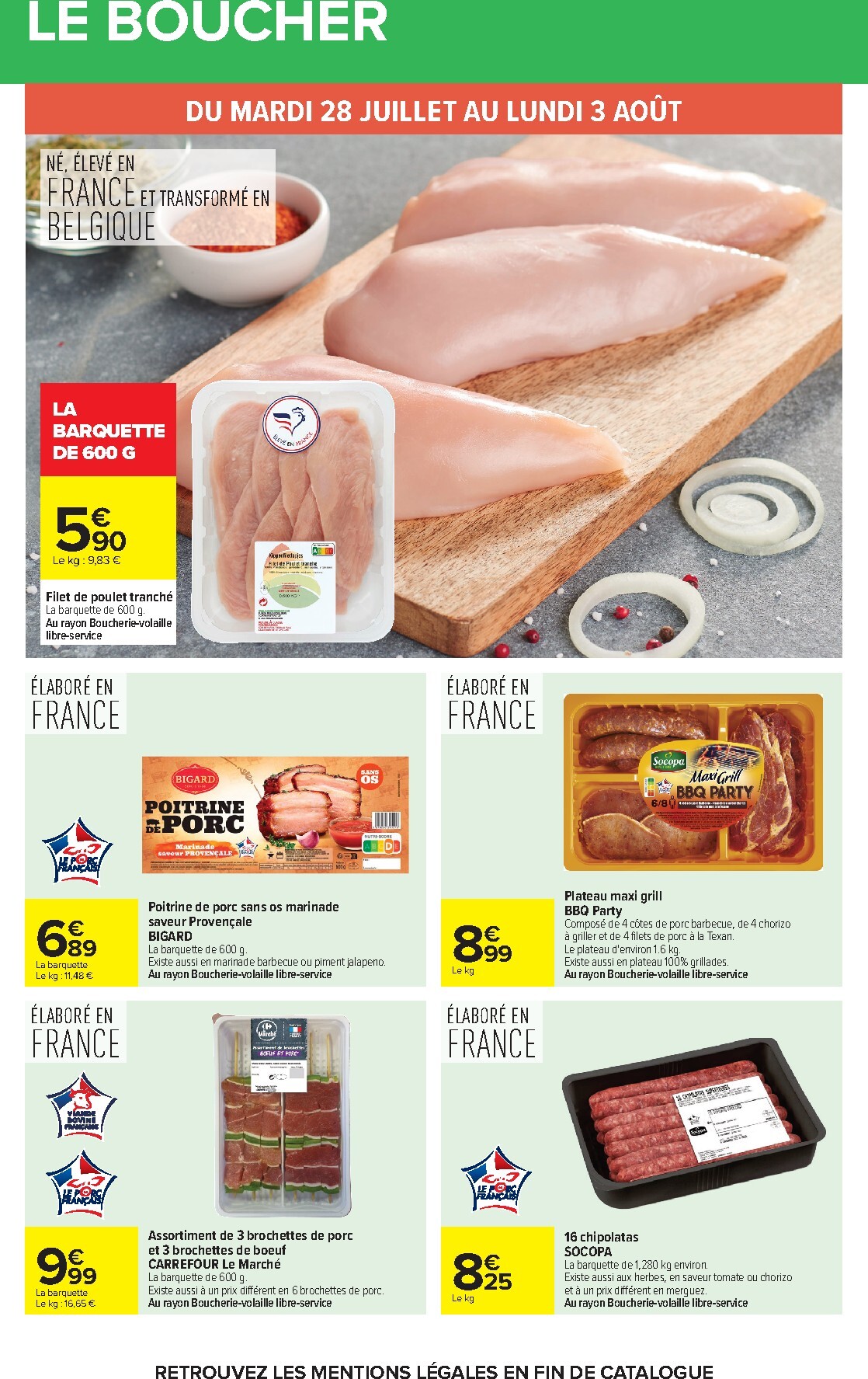 carrefour - Flyer Carrefour pour la semaine prochaine du du mardi 28/07/2026 au du lundi 10/08/2026 - page: 29