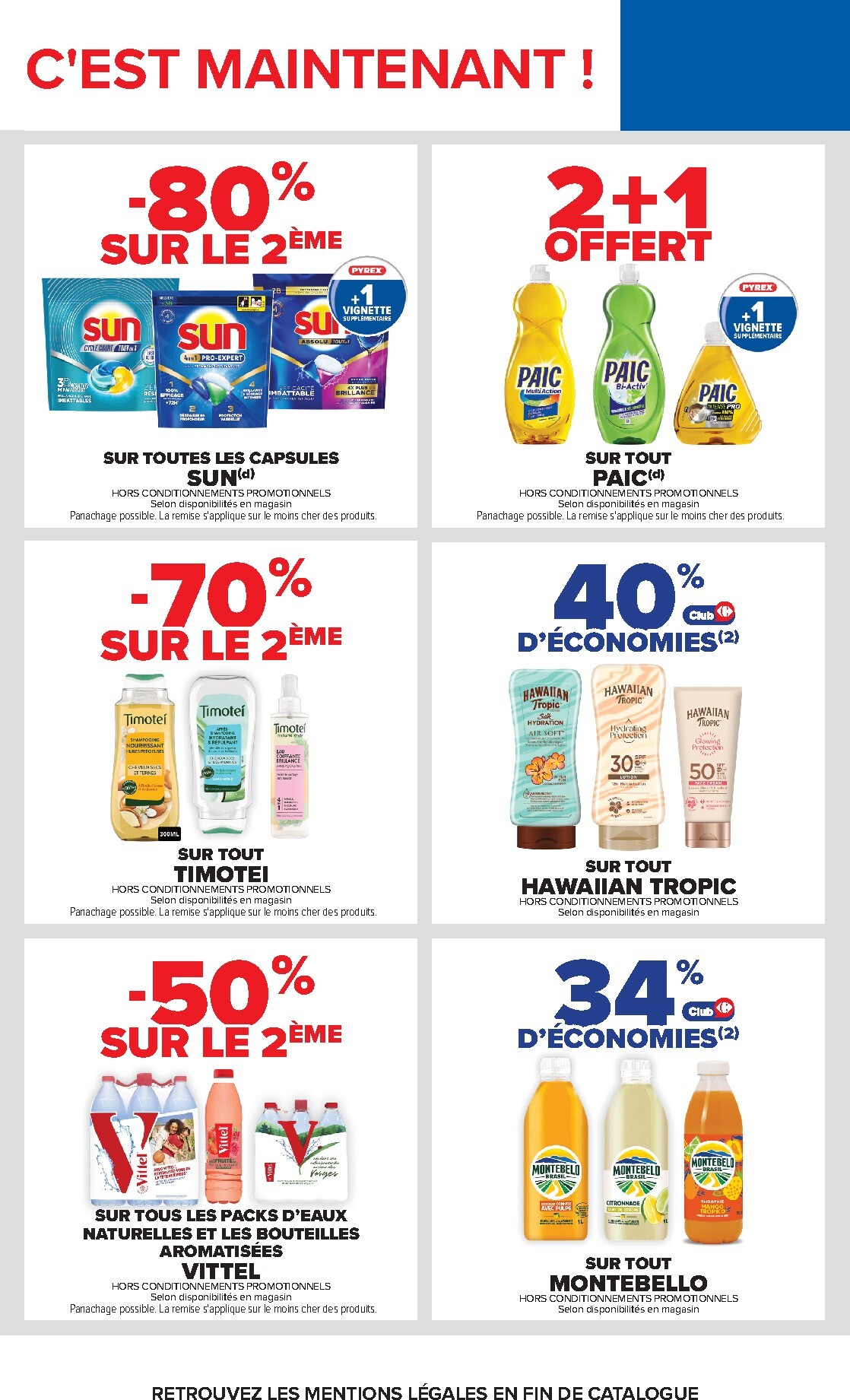 carrefour - Flyer Carrefour pour la semaine prochaine du du mardi 28/07/2026 au du lundi 10/08/2026 - page: 50