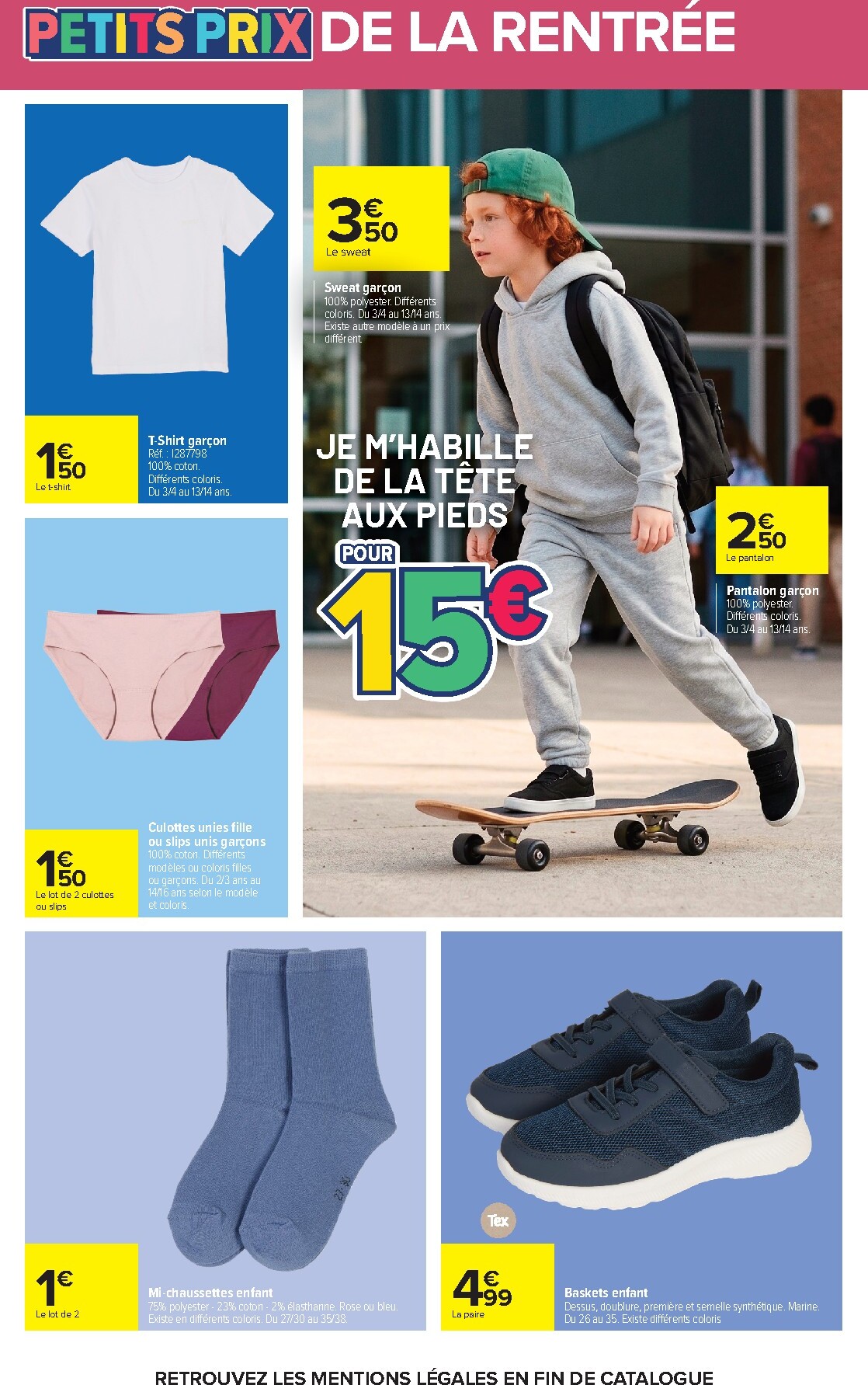 carrefour - Flyer Carrefour - L'été EN Maillot, LA Rentrée EN Grands Carreaux pour la semaine prochaine du du mardi 28/07/2026 au du lundi 10/08/2026 - page: 33