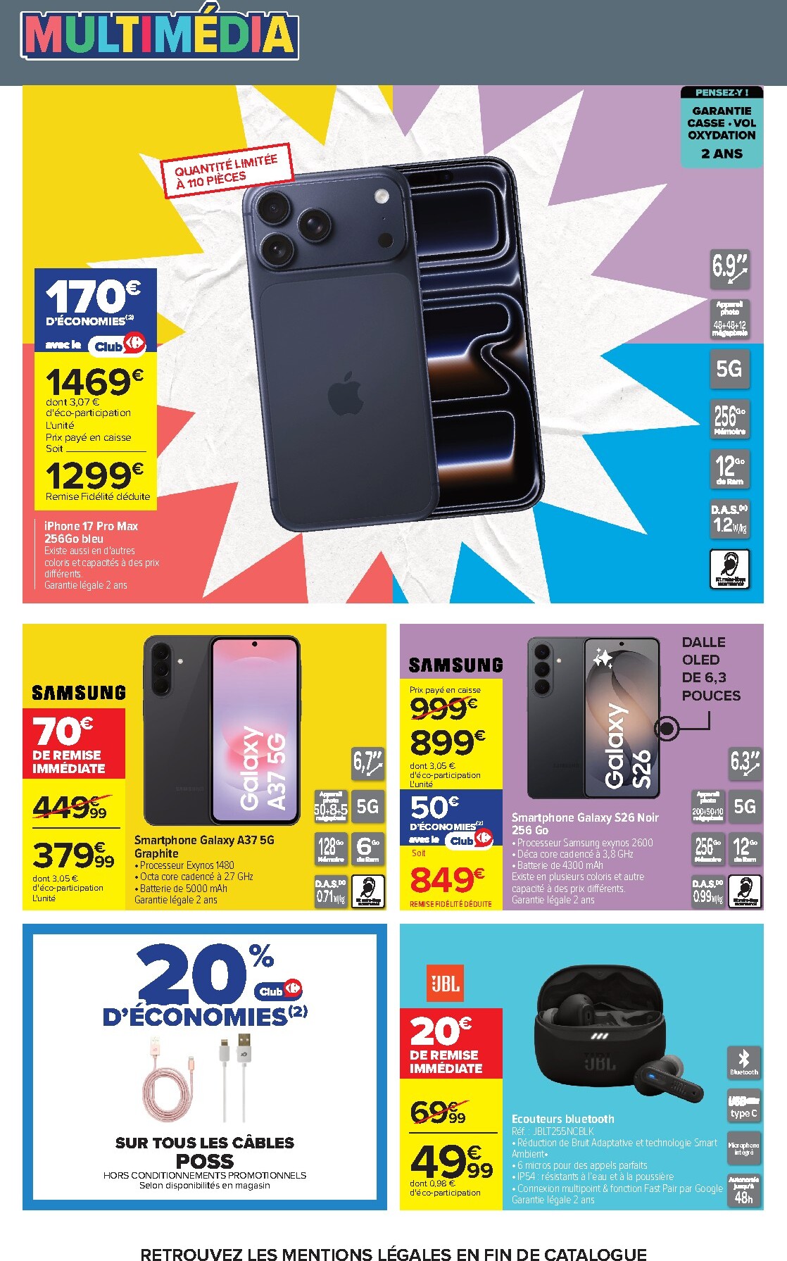 carrefour - Flyer Carrefour - L'été EN Maillot, LA Rentrée EN Grands Carreaux pour la semaine prochaine du du mardi 28/07/2026 au du lundi 10/08/2026 - page: 26