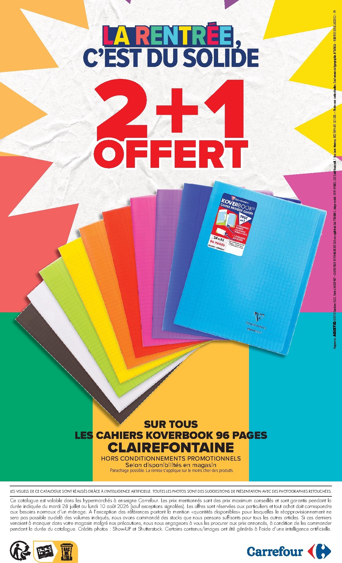 carrefour - Flyer Carrefour - L'été EN Maillot, LA Rentrée EN Grands Carreaux pour la semaine prochaine du du mardi 28/07/2026 au du lundi 10/08/2026 - page: 44