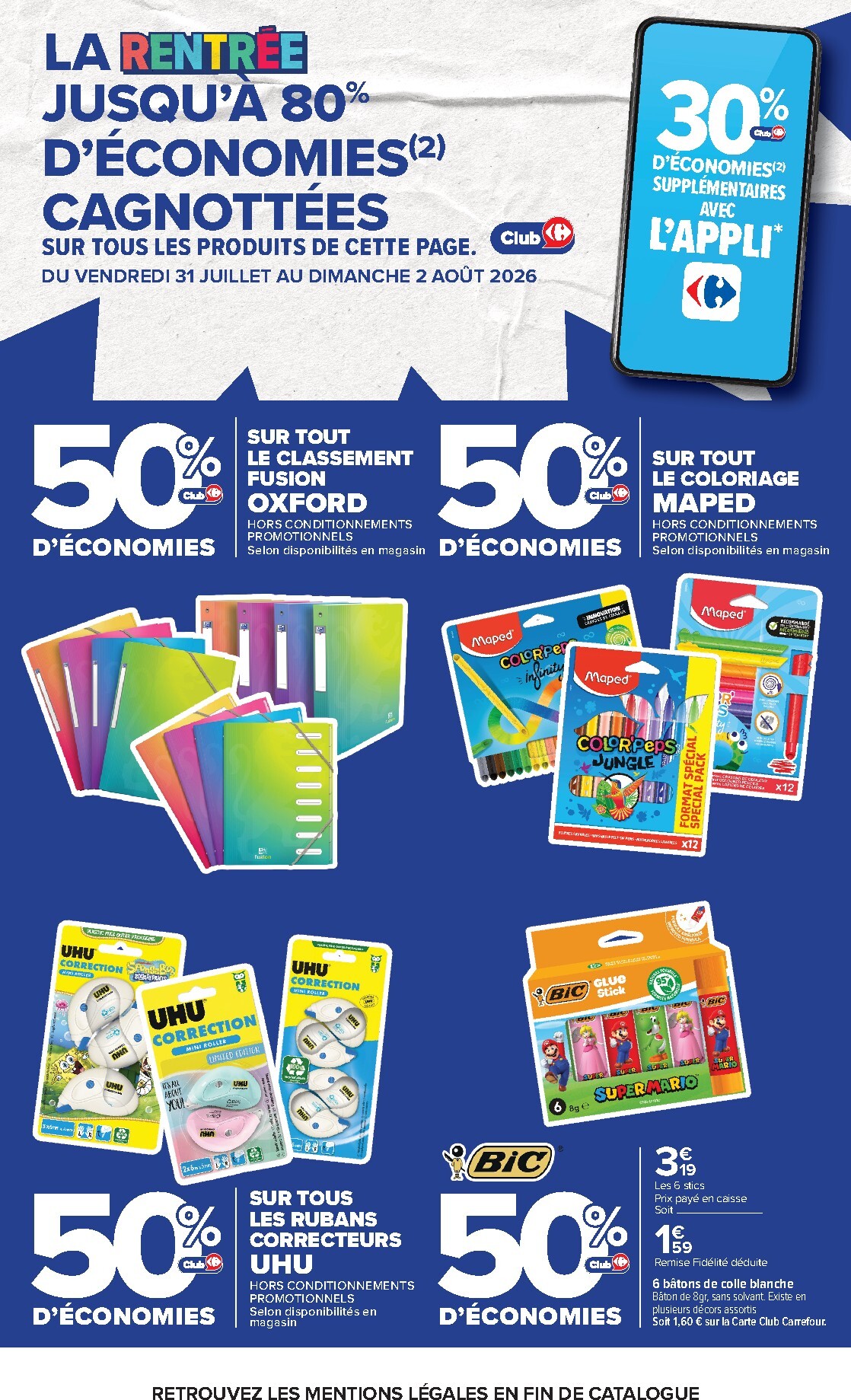 carrefour - Flyer Carrefour - L'été EN Maillot, LA Rentrée EN Grands Carreaux pour la semaine prochaine du du mardi 28/07/2026 au du lundi 10/08/2026 - page: 13