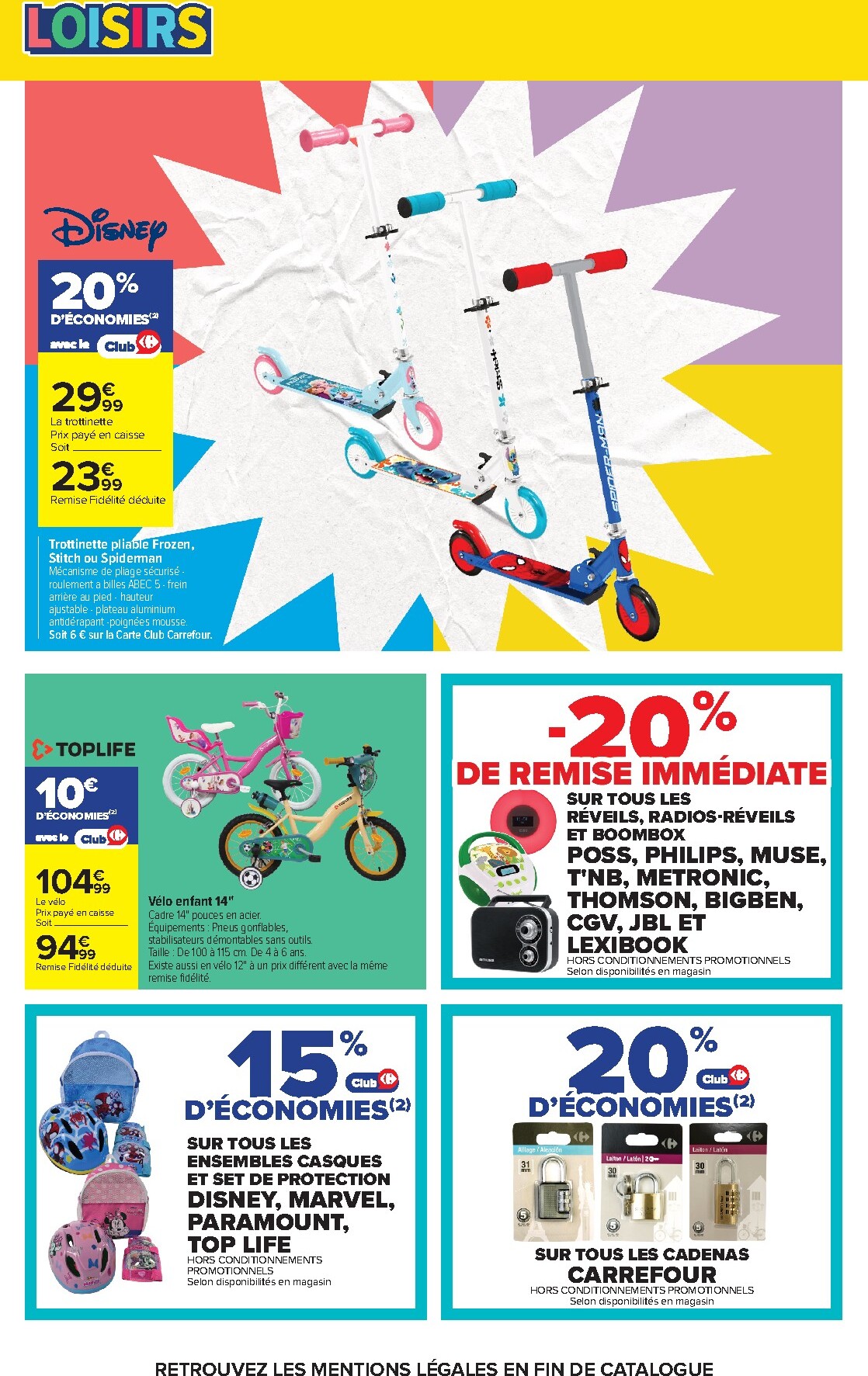 carrefour - Flyer Carrefour - L'été EN Maillot, LA Rentrée EN Grands Carreaux pour la semaine prochaine du du mardi 28/07/2026 au du lundi 10/08/2026 - page: 28