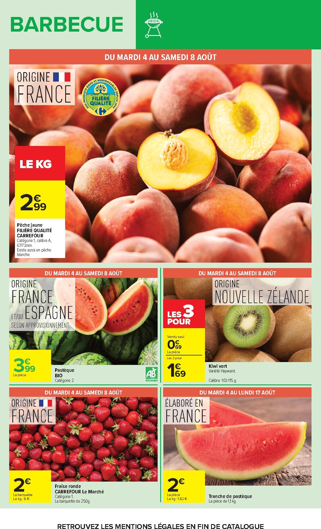 carrefour - Flyer Carrefour - Glaces & Barbecue pour la semaine prochaine du du mardi 04/08/2026 au du lundi 17/08/2026 - page: 24