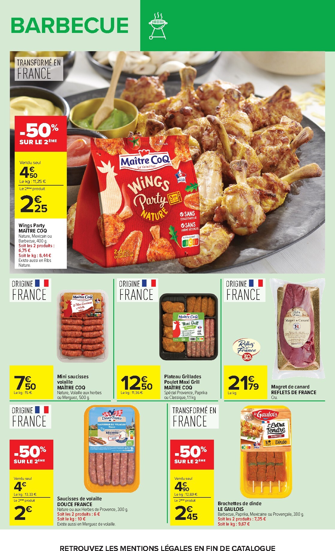 carrefour - Flyer Carrefour - Glaces & Barbecue pour la semaine prochaine du du mardi 04/08/2026 au du lundi 17/08/2026 - page: 6