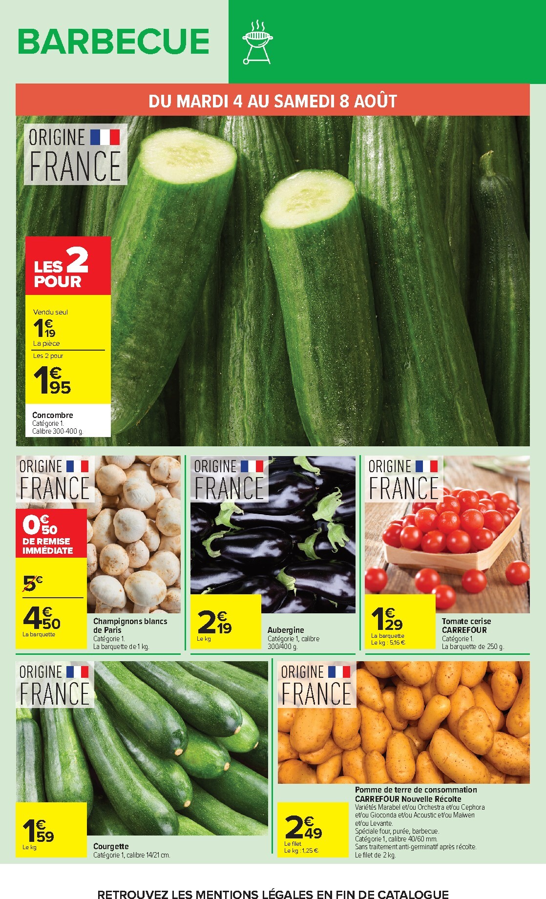 carrefour - Flyer Carrefour - Glaces & Barbecue pour la semaine prochaine du du mardi 04/08/2026 au du lundi 17/08/2026 - page: 12