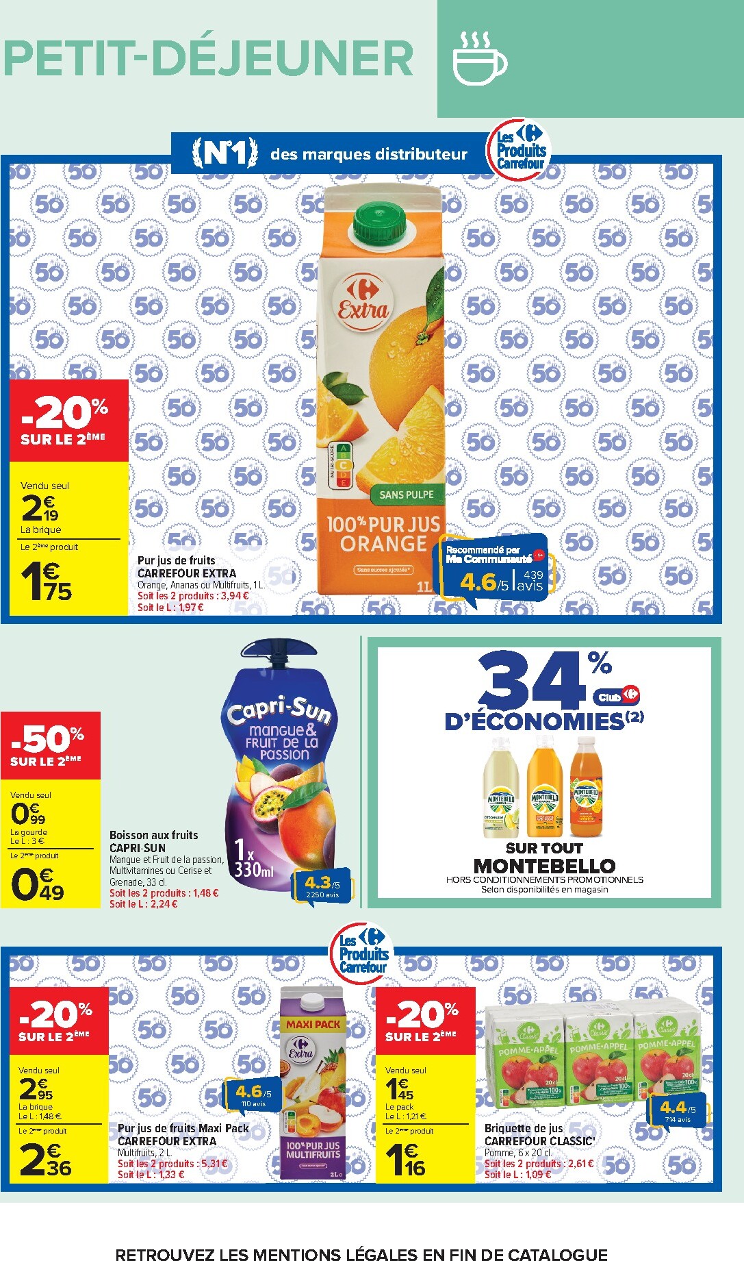 carrefour - Flyer Carrefour - Petit Dejeuner pour la semaine prochaine du du mardi 01/09/2026 au du lundi 14/09/2026 - page: 22