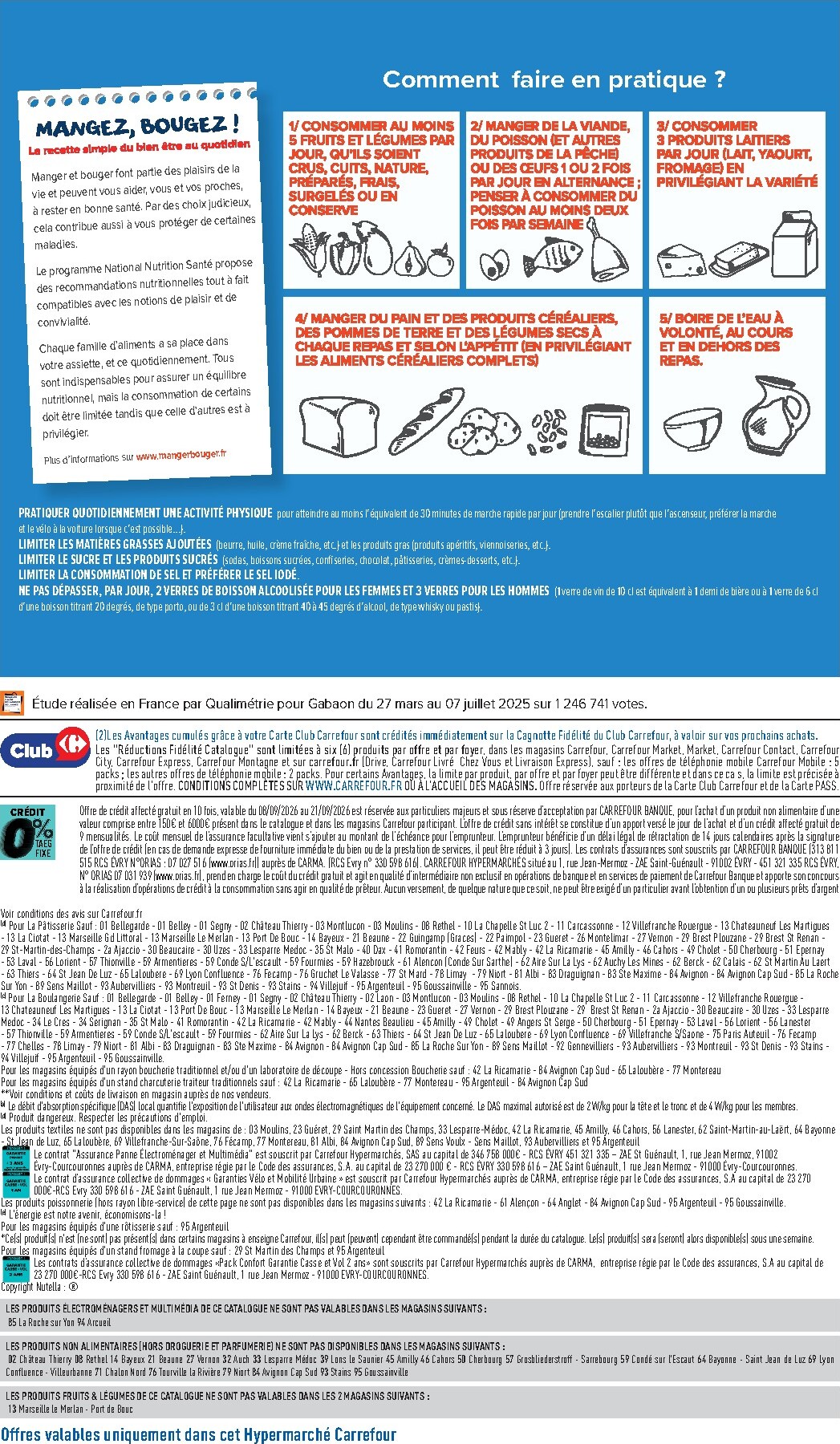 carrefour - Flyer Carrefour pour la semaine prochaine du du mardi 08/09/2026 au du lundi 21/09/2026 - page: 96