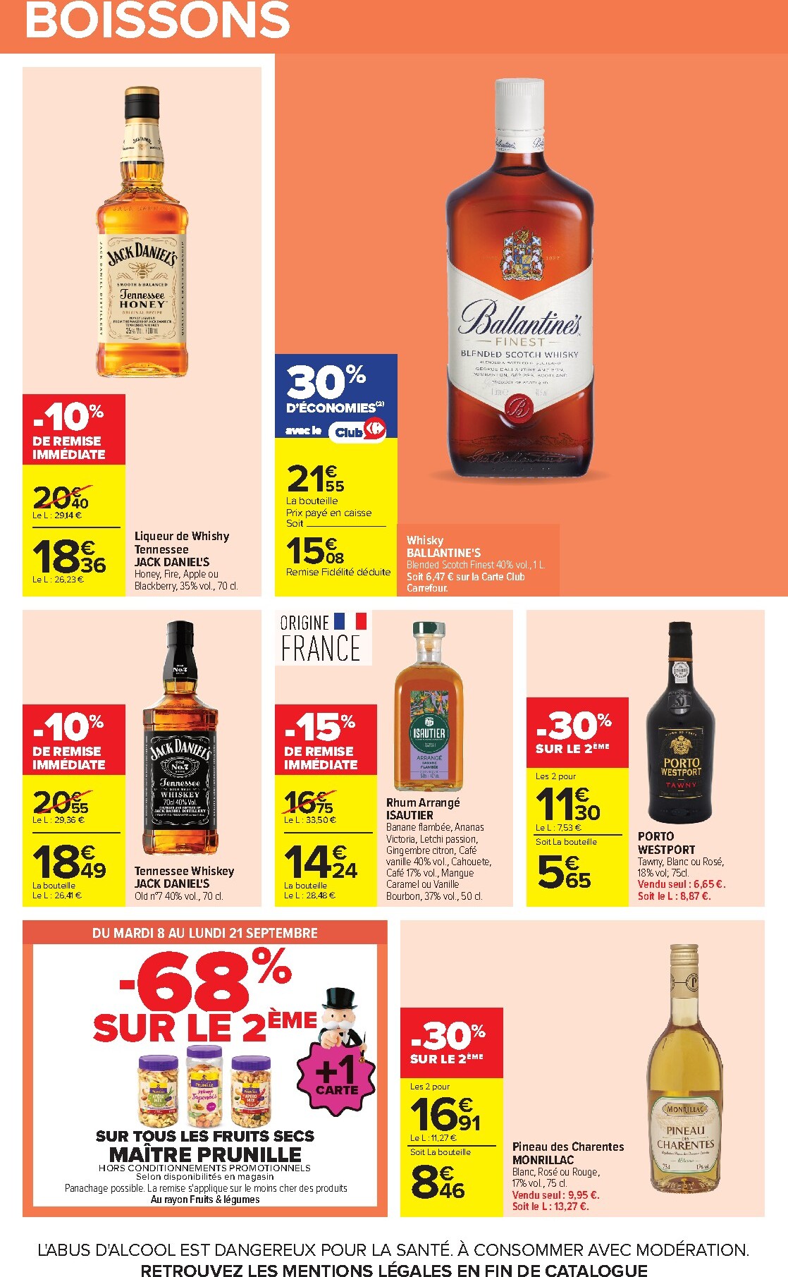 carrefour - Flyer Carrefour pour la semaine prochaine du du mardi 08/09/2026 au du lundi 21/09/2026 - page: 56