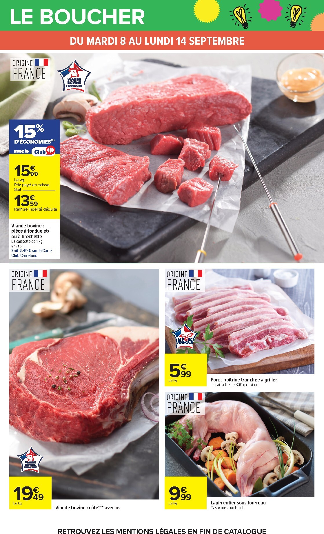 carrefour - Flyer Carrefour pour la semaine prochaine du du mardi 08/09/2026 au du lundi 21/09/2026 - page: 32
