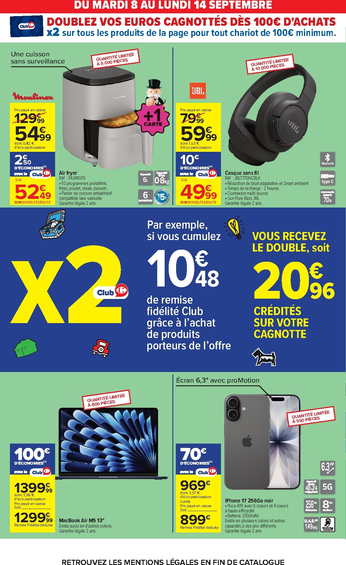 carrefour - Flyer Carrefour pour la semaine prochaine du du mardi 08/09/2026 au du lundi 21/09/2026 - page: 16