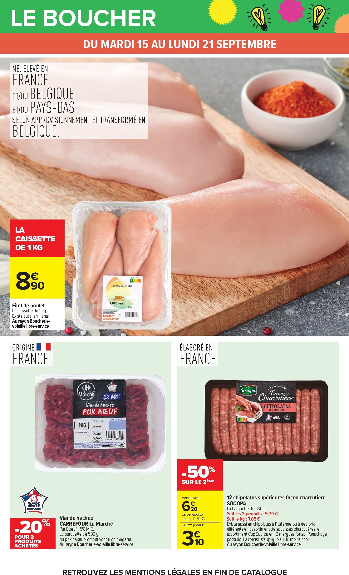 carrefour - Flyer Carrefour pour la semaine prochaine du du mardi 15/09/2026 au du lundi 28/09/2026 - page: 27