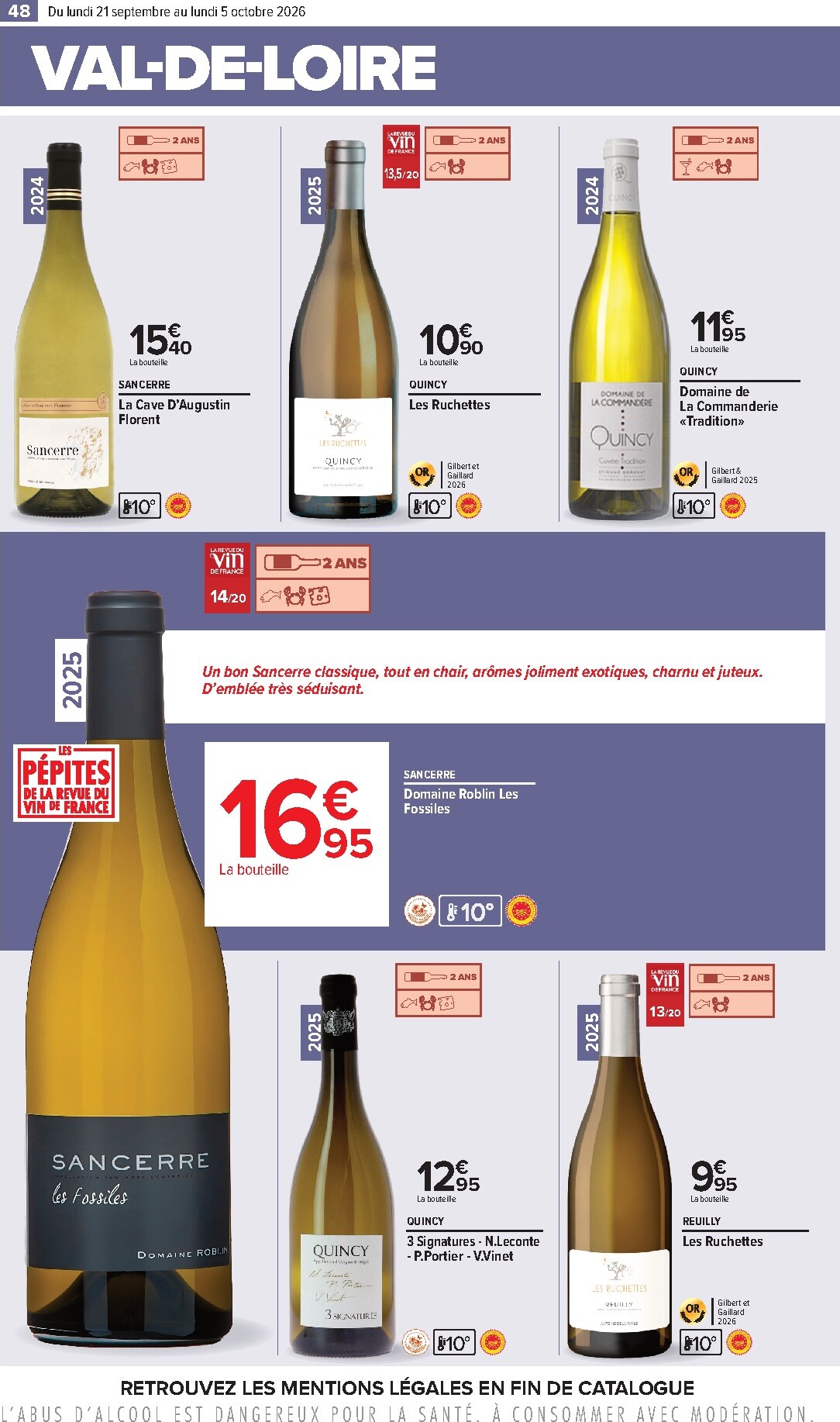 carrefour - Flyer Carrefour - Foire aux vins pour la semaine prochaine du du lundi 21/09/2026 au du lundi 05/10/2026 - page: 48