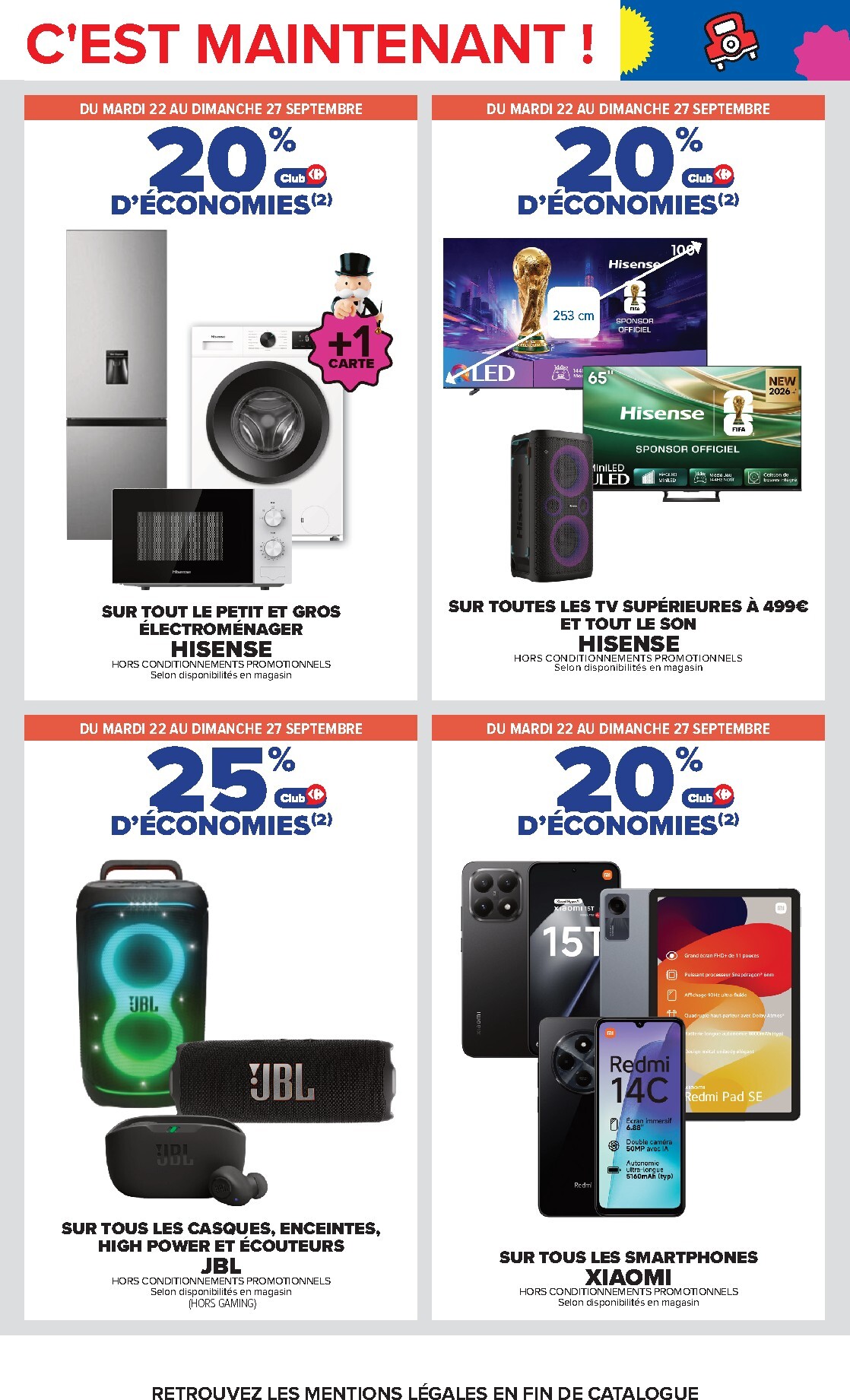carrefour - Flyer Carrefour - Le mois Monopoly pour la semaine prochaine du du mardi 22/09/2026 au du lundi 05/10/2026 - page: 58