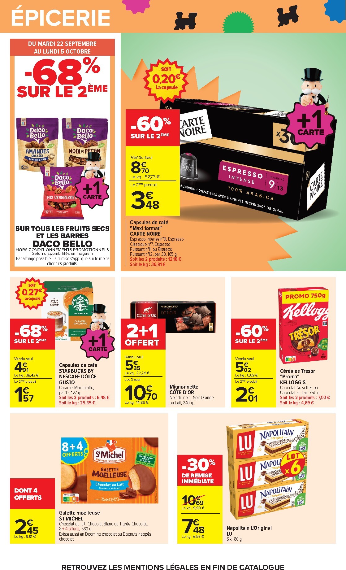 carrefour - Flyer Carrefour - Le mois Monopoly pour la semaine prochaine du du mardi 22/09/2026 au du lundi 05/10/2026 - page: 46