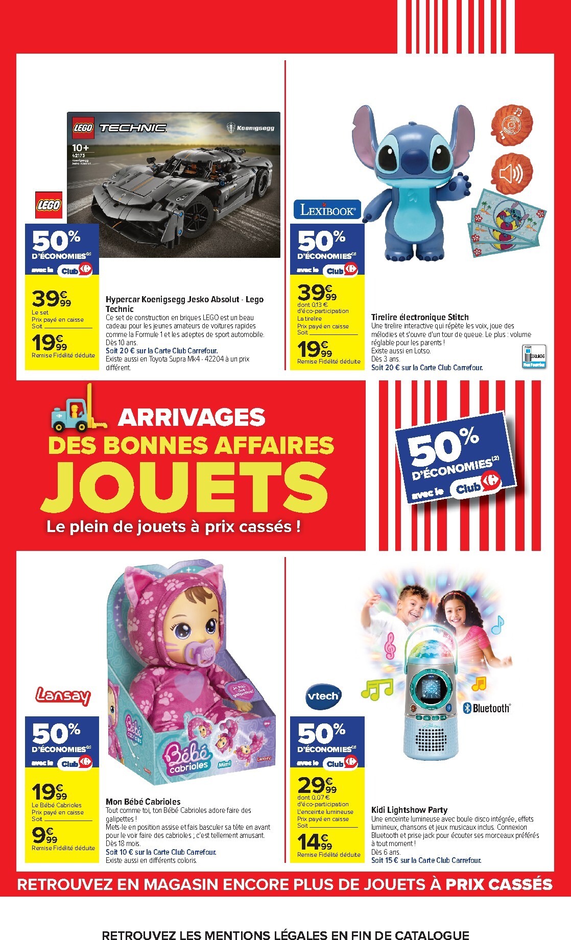 carrefour - Flyer Carrefour - Jouets Arrivages Des Bonnes Affaires pour la semaine prochaine du du mardi 22/09/2026 au du lundi 05/10/2026 - page: 4