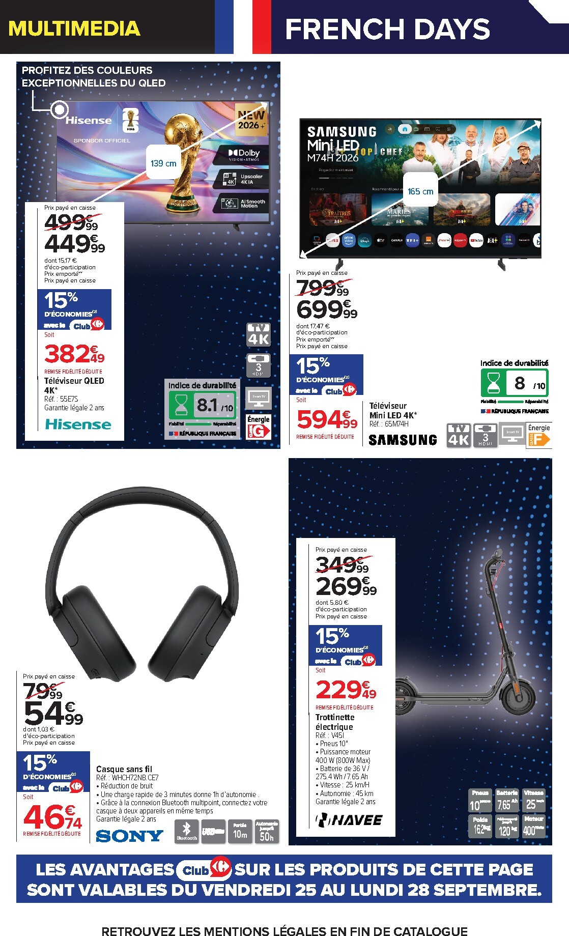 carrefour - Flyer Carrefour - Passez L'automne Connecté À Vos Envies ! pour la semaine prochaine du du vendredi 25/09/2026 au du lundi 12/10/2026 - page: 11