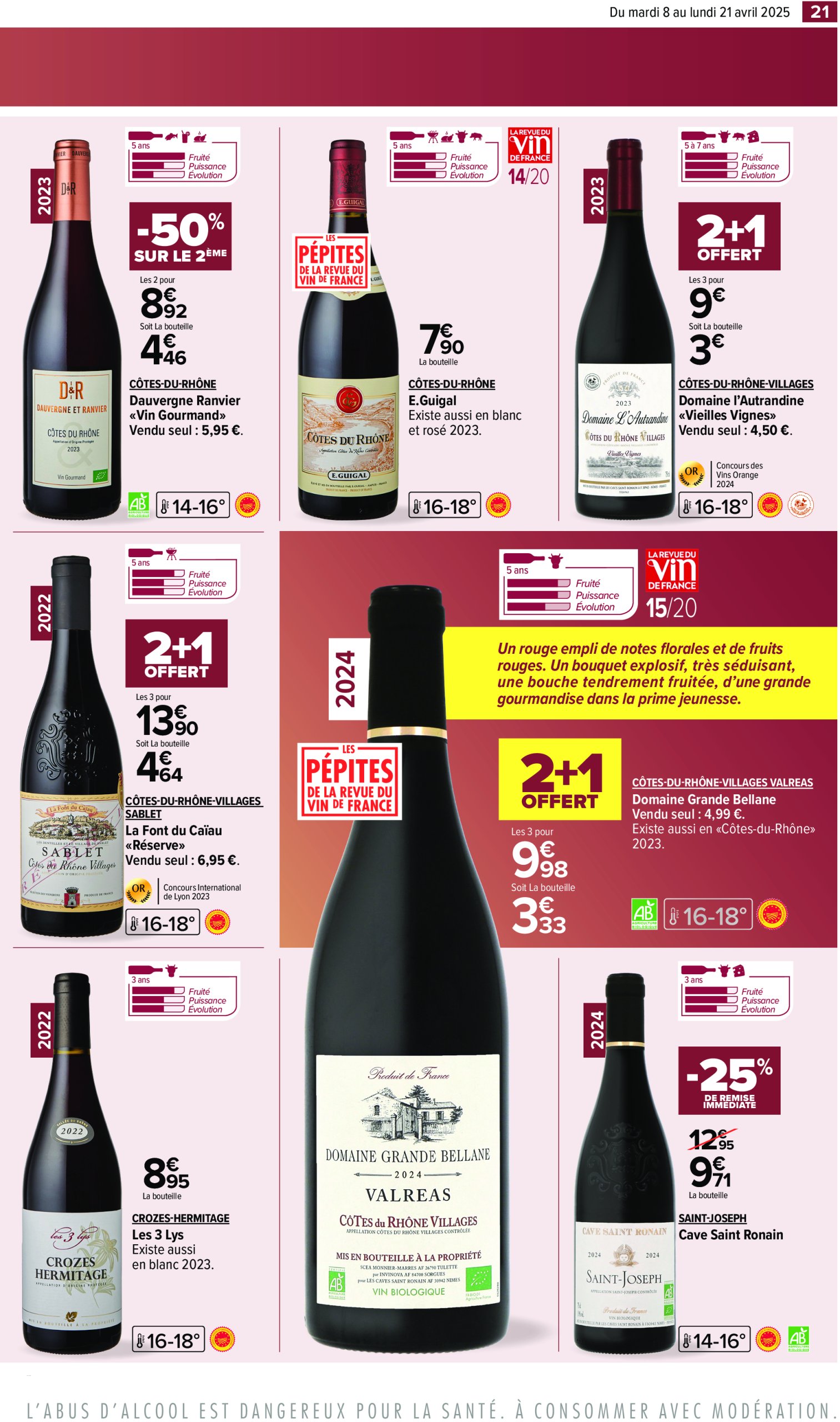 carrefour - Catalogue Carrefour - Foire aux Vins valable dès 08/04 - 21/04 - page: 23 carrefour - Catalogue Carrefour - Foire aux Vins valable dès 08/04 - 21/04 - page: 23