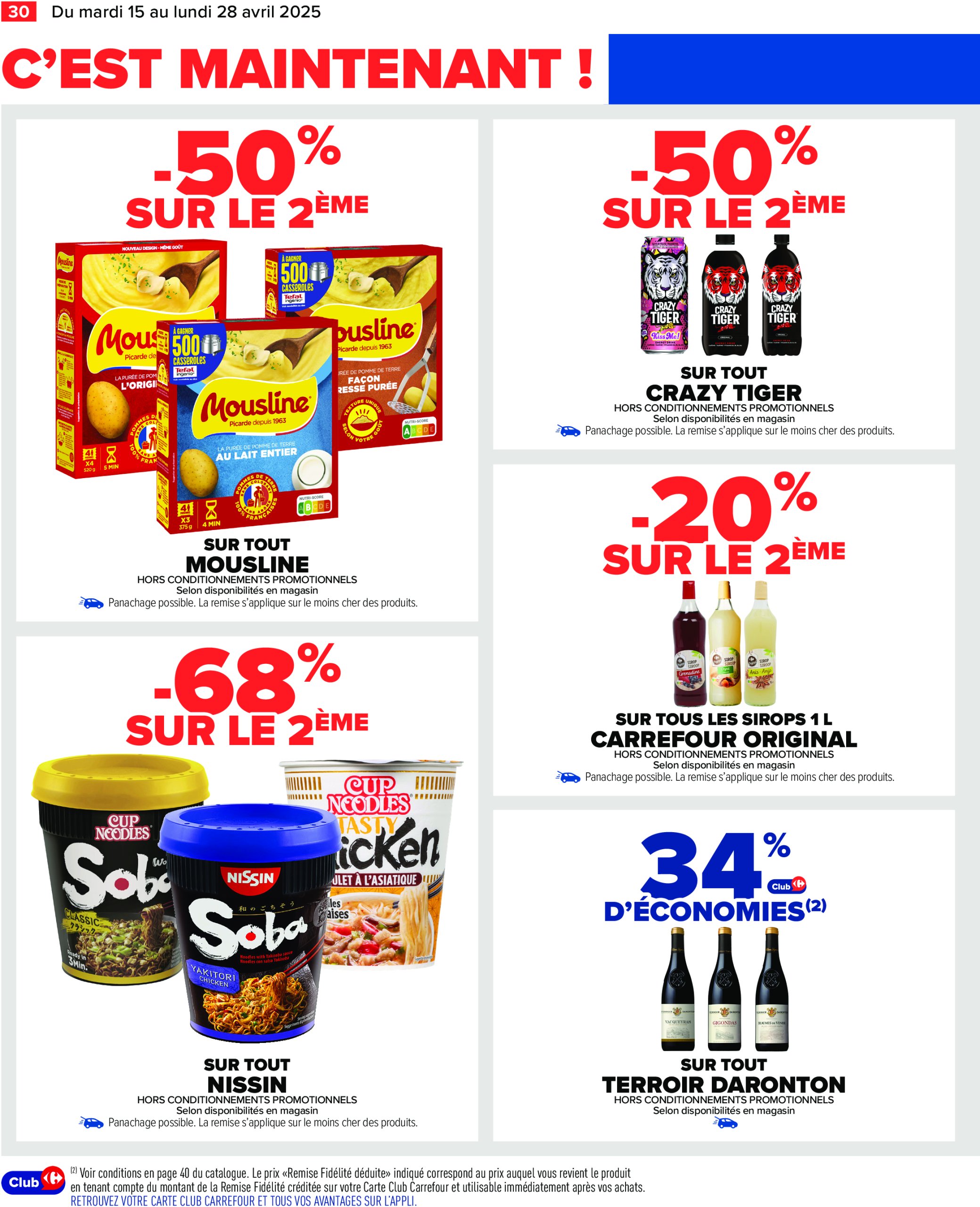 carrefour - Catalogue Carrefour valable dès 15/04 - 28/04 - page: 32 carrefour - Catalogue Carrefour valable dès 15/04 - 28/04 - page: 32