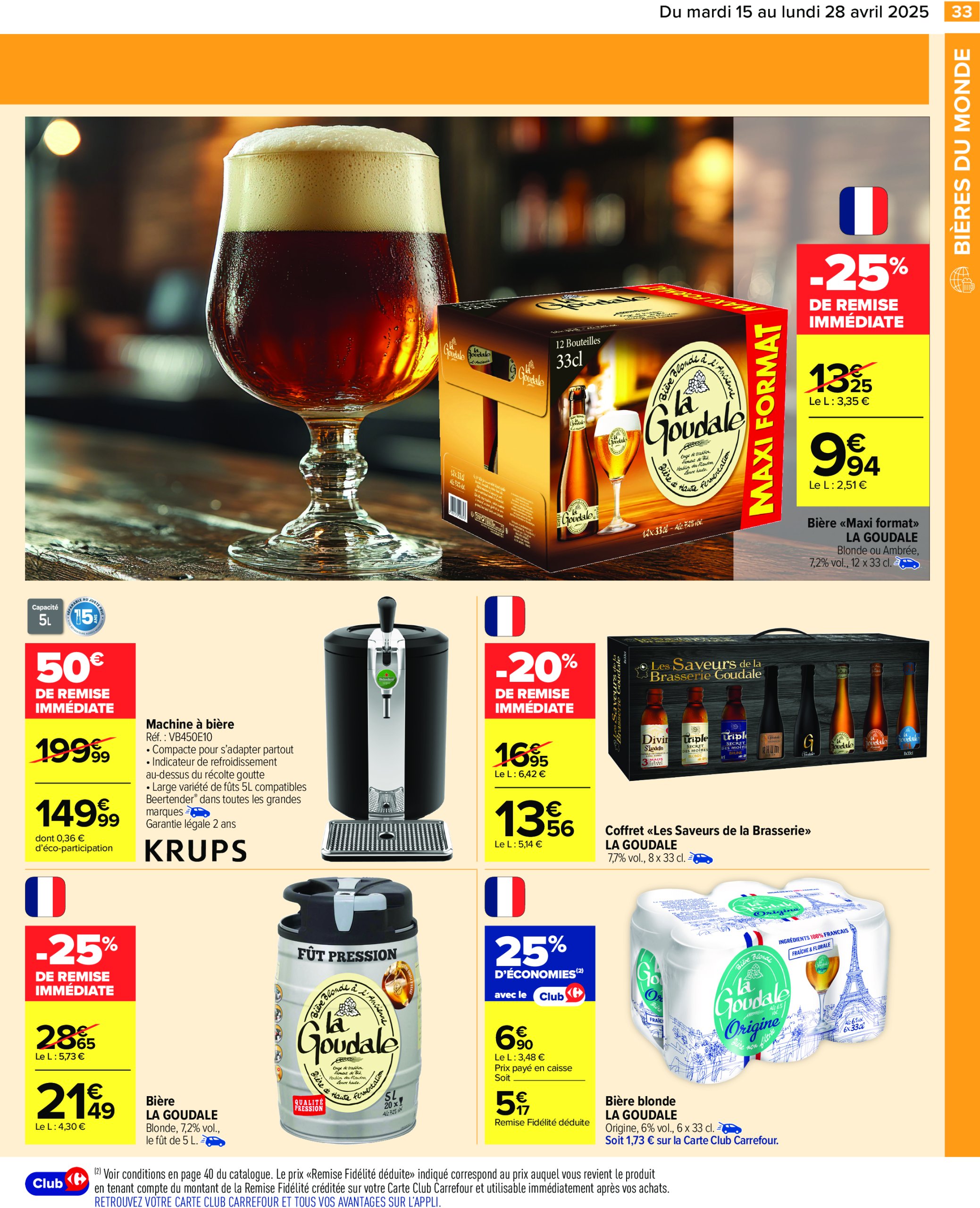 carrefour - Catalogue Carrefour valable dès 15/04 - 28/04 - page: 35 carrefour - Catalogue Carrefour valable dès 15/04 - 28/04 - page: 35