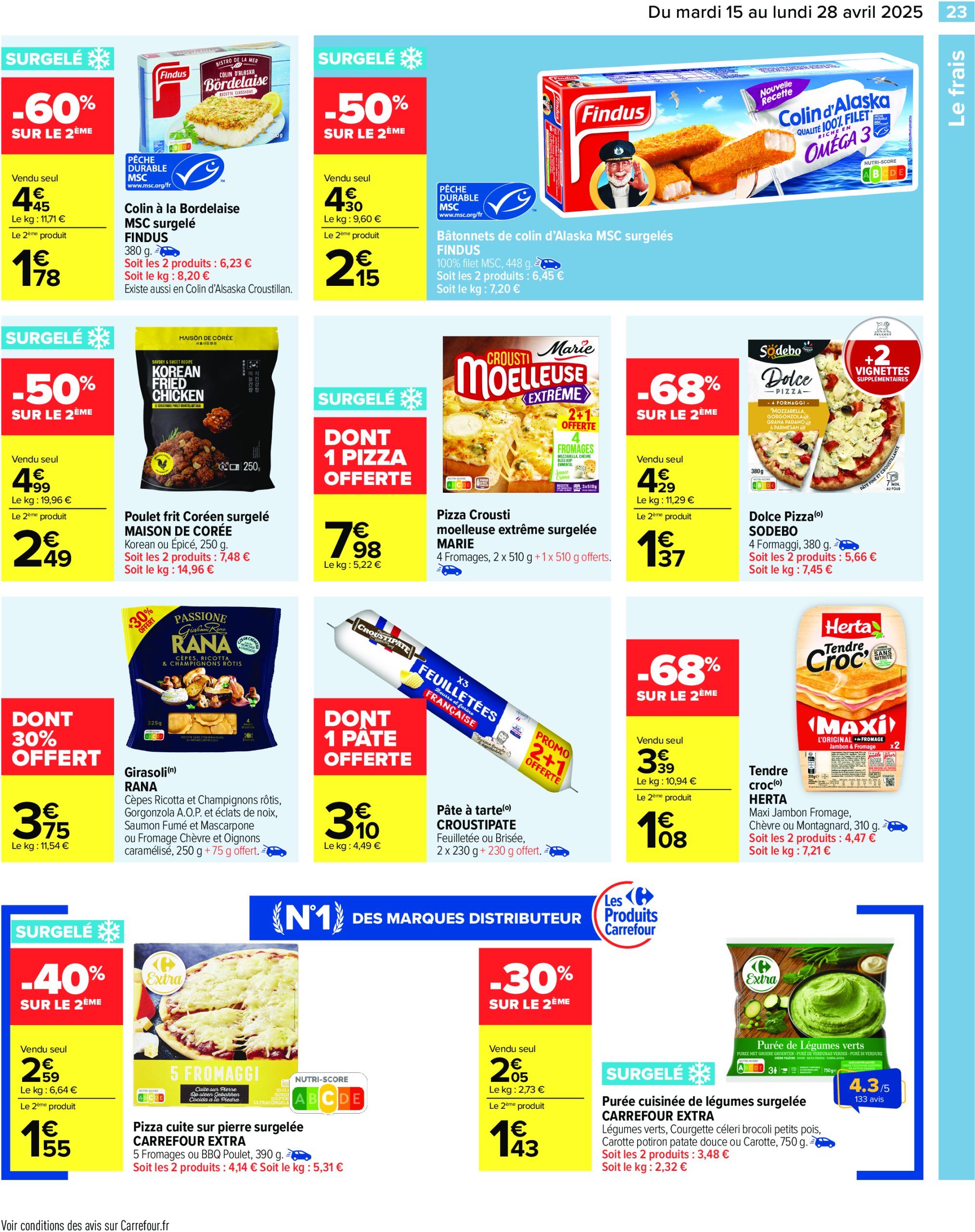carrefour - Catalogue Carrefour valable dès 15/04 - 28/04 - page: 25 carrefour - Catalogue Carrefour valable dès 15/04 - 28/04 - page: 25