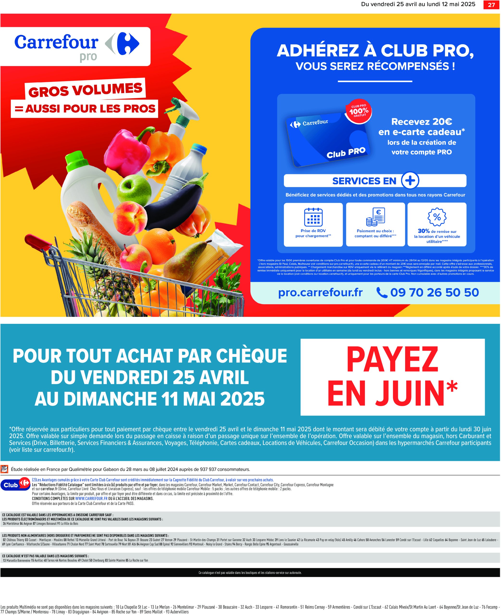 carrefour - Catalogue Carrefour - Gros volumes, petits prix valable dès 25/04 - 12/05 - page: 29