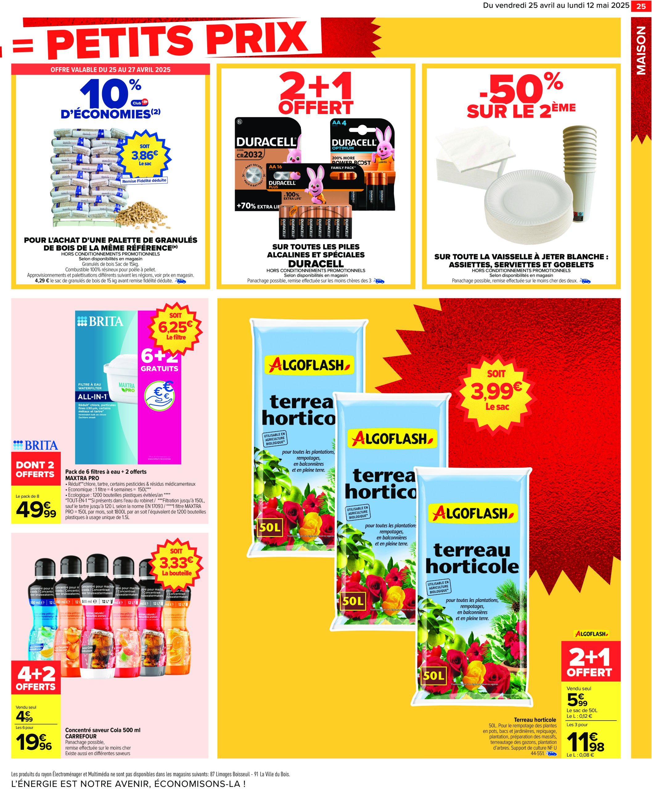 carrefour - Catalogue Carrefour - Gros volumes, petits prix valable dès 25/04 - 12/05 - page: 27