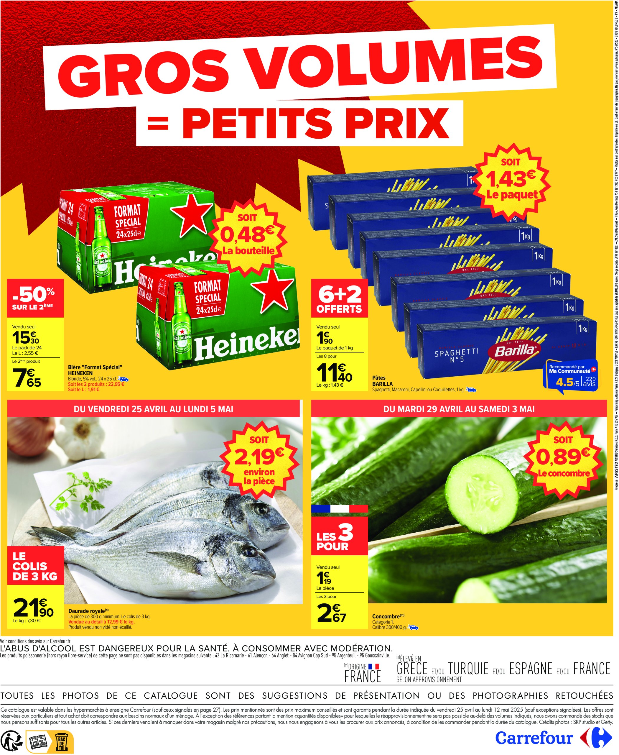 carrefour - Catalogue Carrefour - Gros volumes, petits prix valable dès 25/04 - 12/05 - page: 2