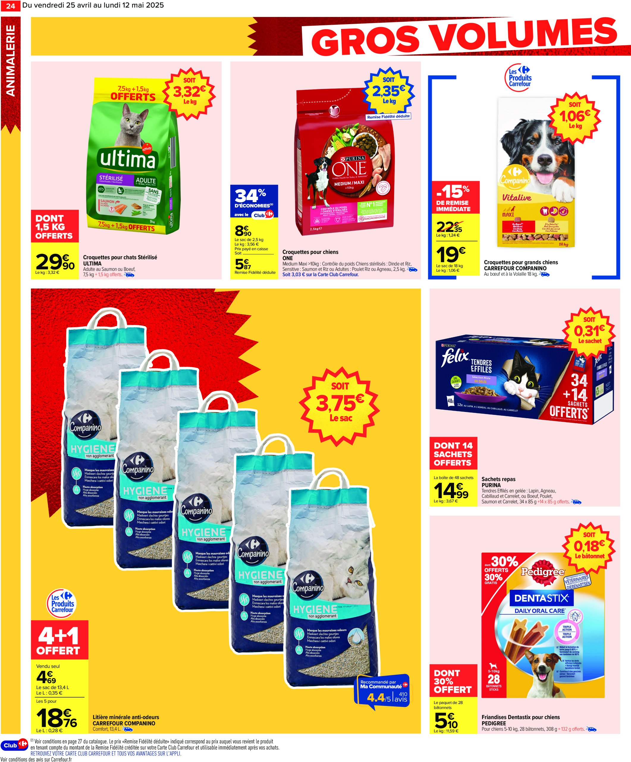 carrefour - Catalogue Carrefour - Gros volumes, petits prix valable dès 25/04 - 12/05 - page: 26