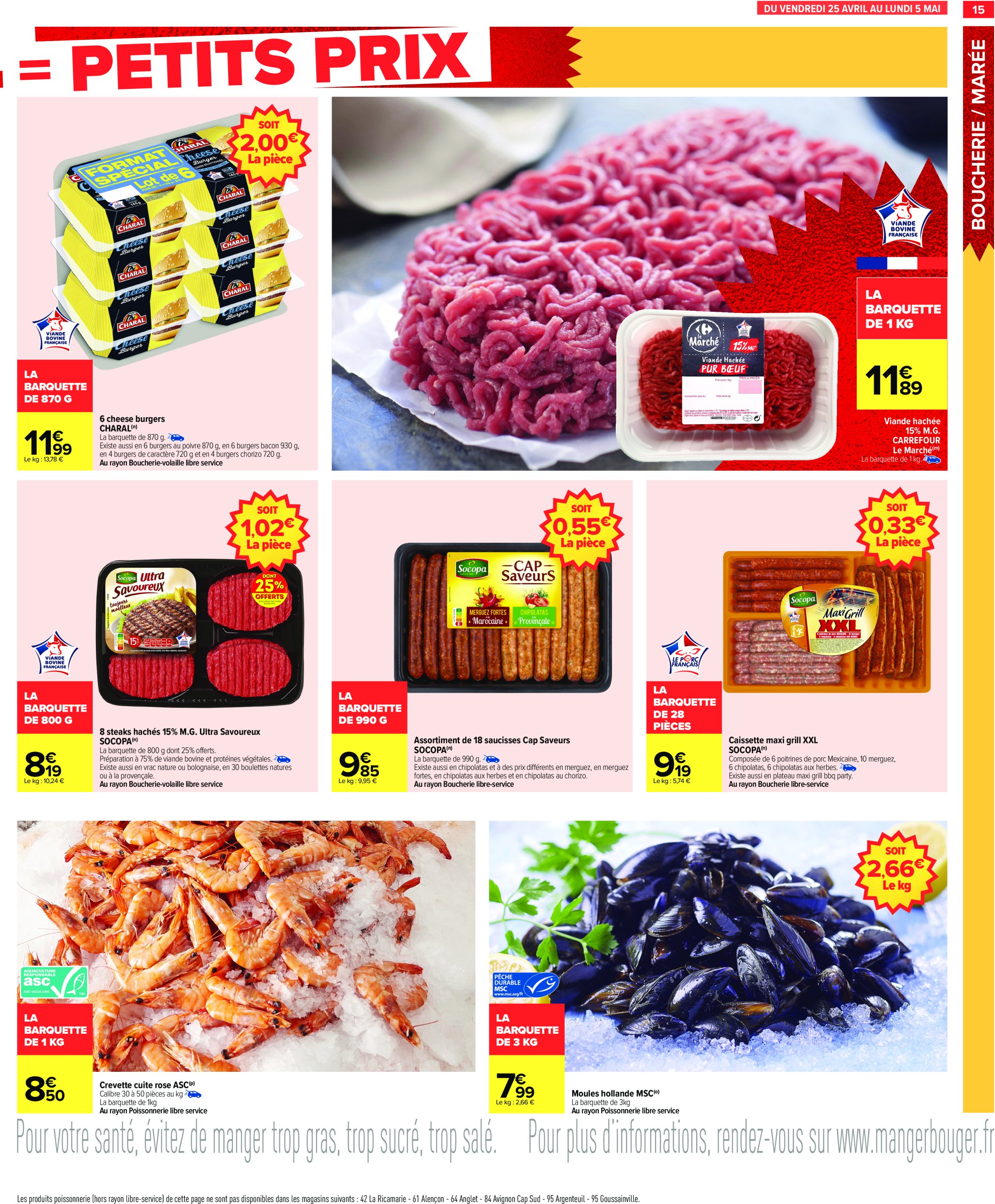 carrefour - Catalogue Carrefour - Gros volumes, petits prix valable dès 25/04 - 12/05 - page: 17