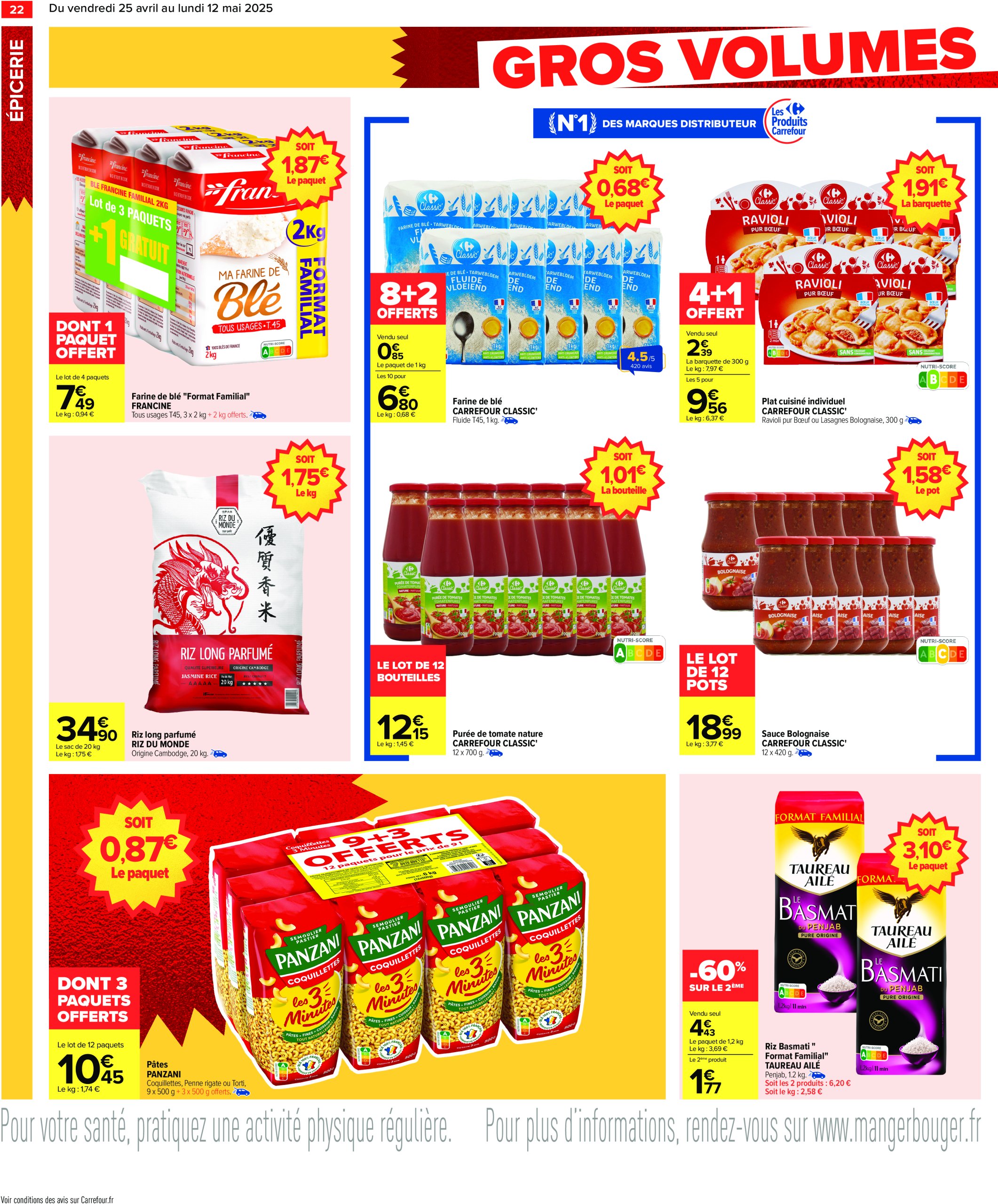 carrefour - Catalogue Carrefour - Gros volumes, petits prix valable dès 25/04 - 12/05 - page: 24