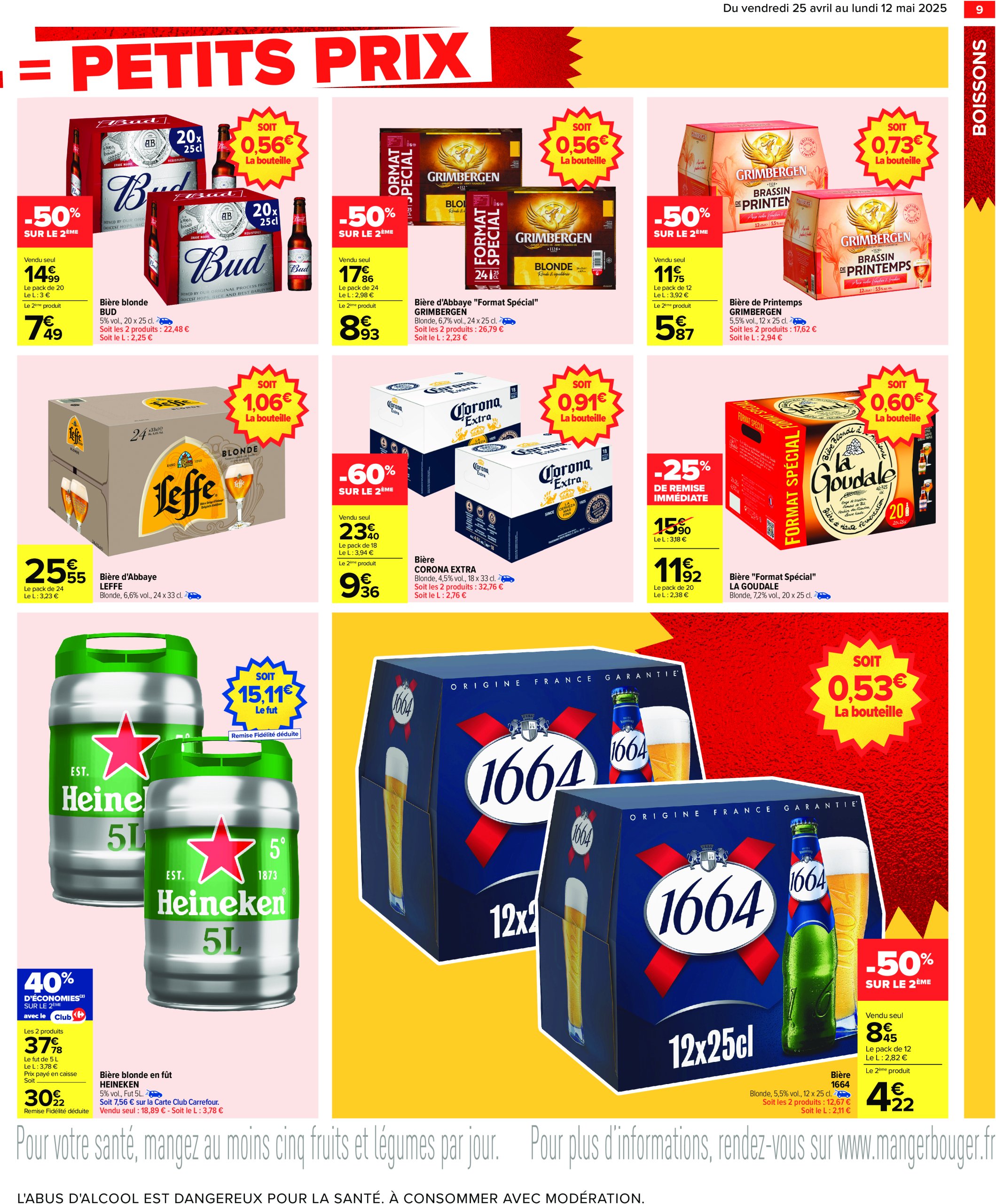 carrefour - Catalogue Carrefour - Gros volumes, petits prix valable dès 25/04 - 12/05 - page: 11