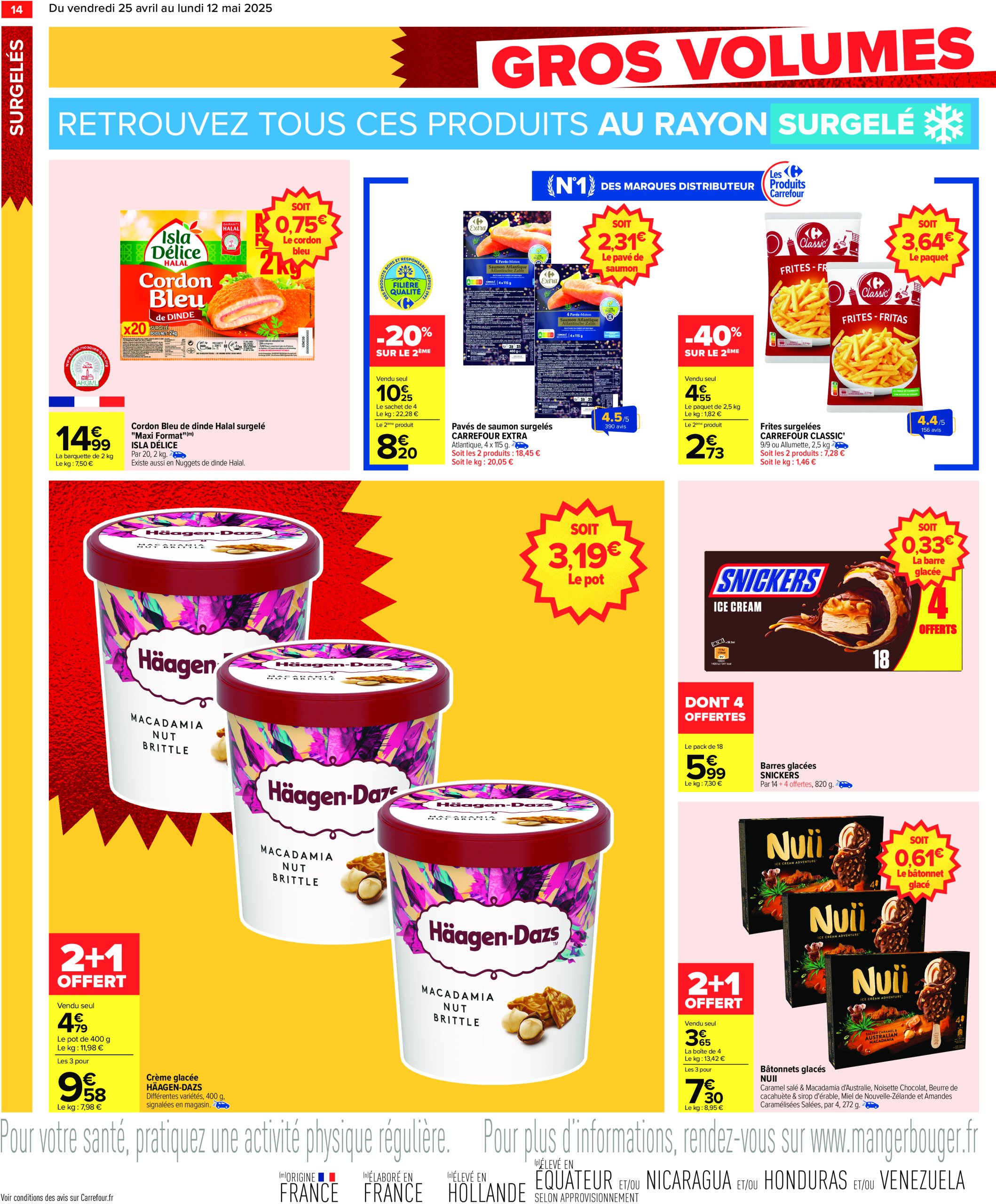 carrefour - Catalogue Carrefour - Gros volumes, petits prix valable dès 25/04 - 12/05 - page: 16