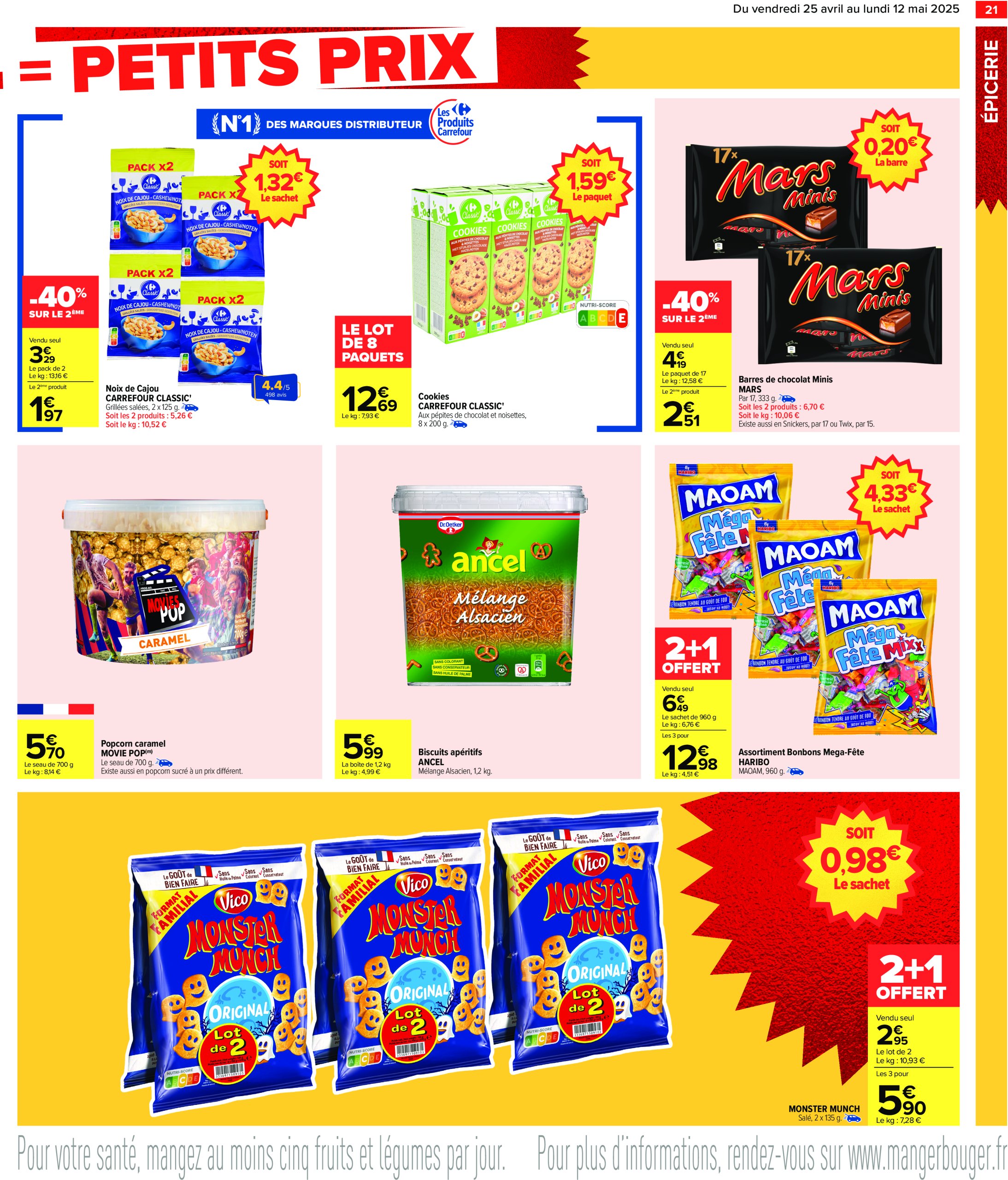 carrefour - Catalogue Carrefour - Gros volumes, petits prix valable dès 25/04 - 12/05 - page: 23