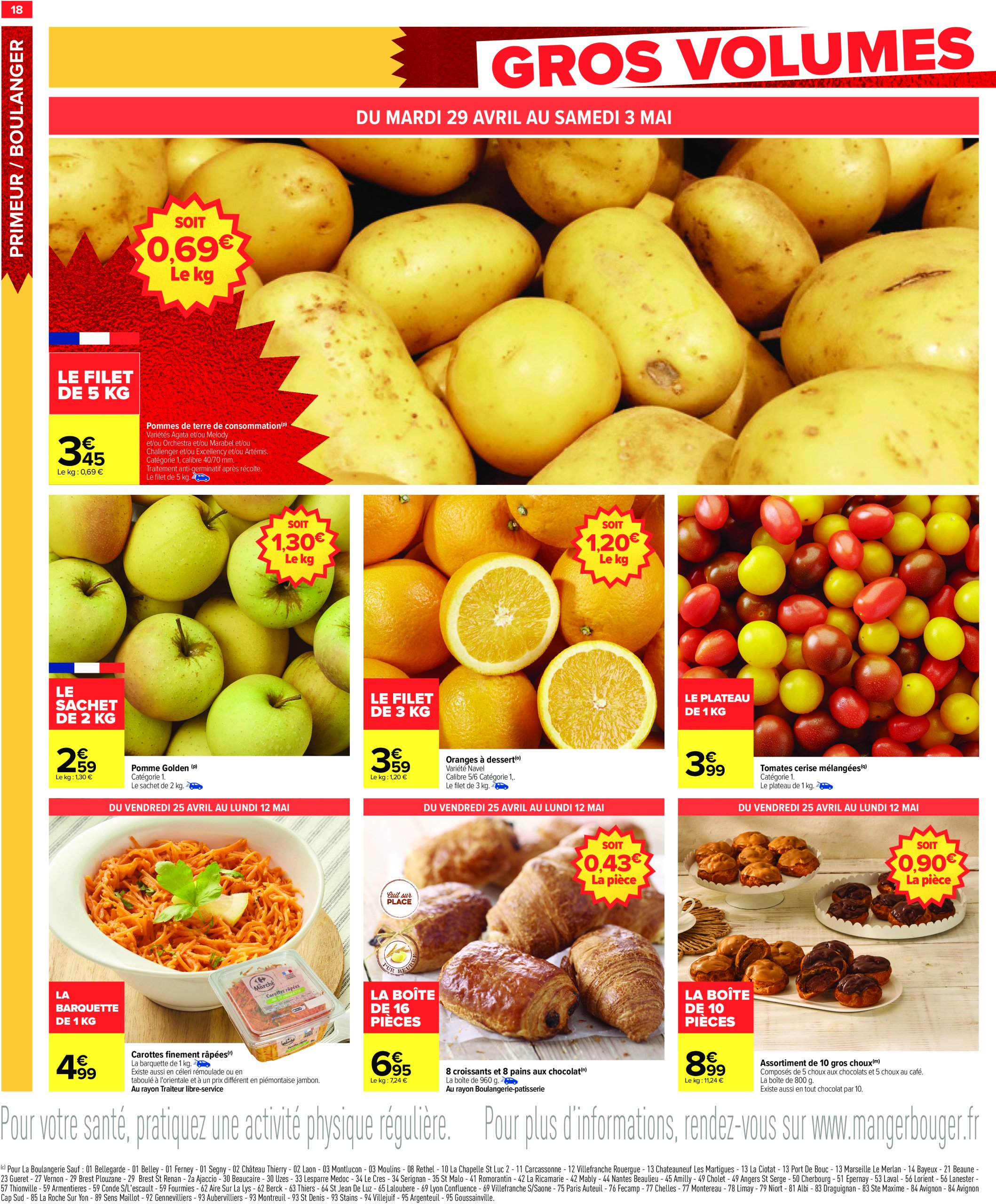 carrefour - Catalogue Carrefour - Gros volumes, petits prix valable dès 25/04 - 12/05 - page: 20