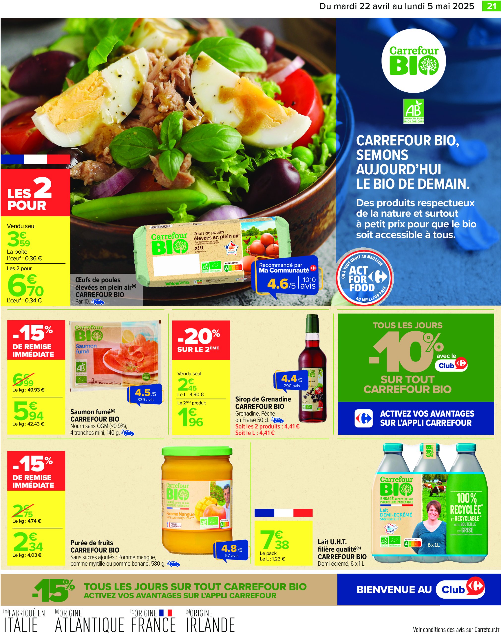 carrefour - Catalogue Carrefour valable dès 22/04 - 05/05 - page: 23 carrefour - Catalogue Carrefour valable dès 22/04 - 05/05 - page: 23