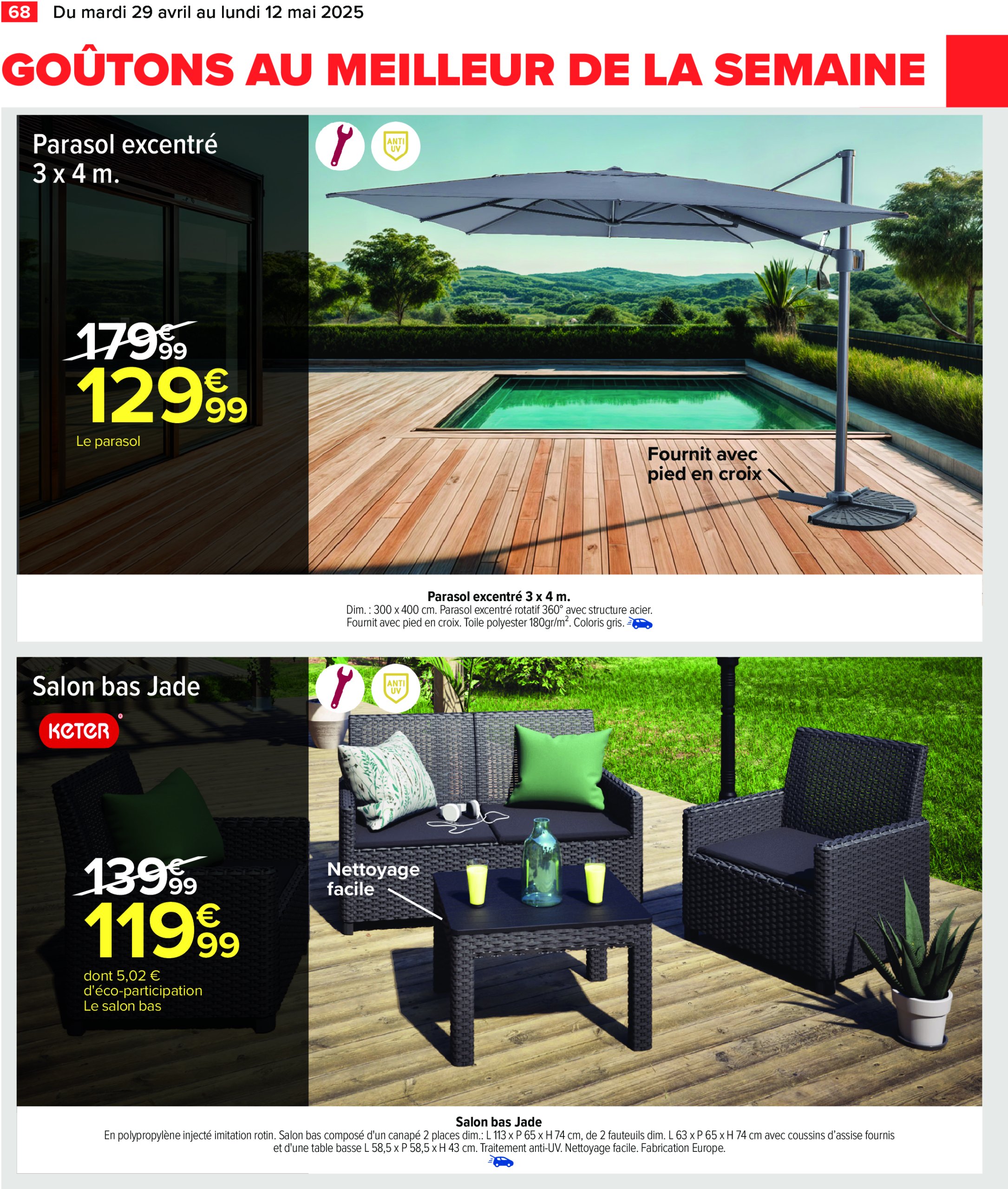 carrefour - Catalogue Carrefour valable dès 29/04 - 12/05 - page: 70 carrefour - Catalogue Carrefour valable dès 29/04 - 12/05 - page: 70