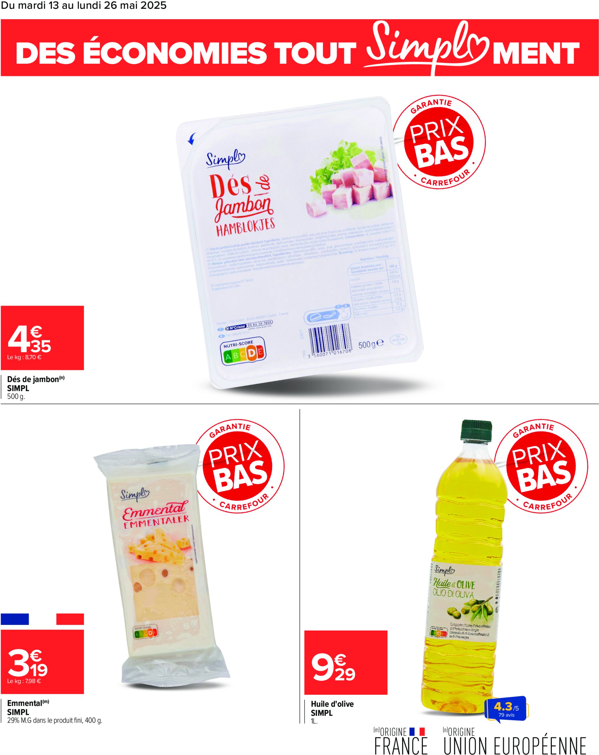 carrefour - Catalogue Carrefour valable dès 13/05 - 26/05 - page: 48