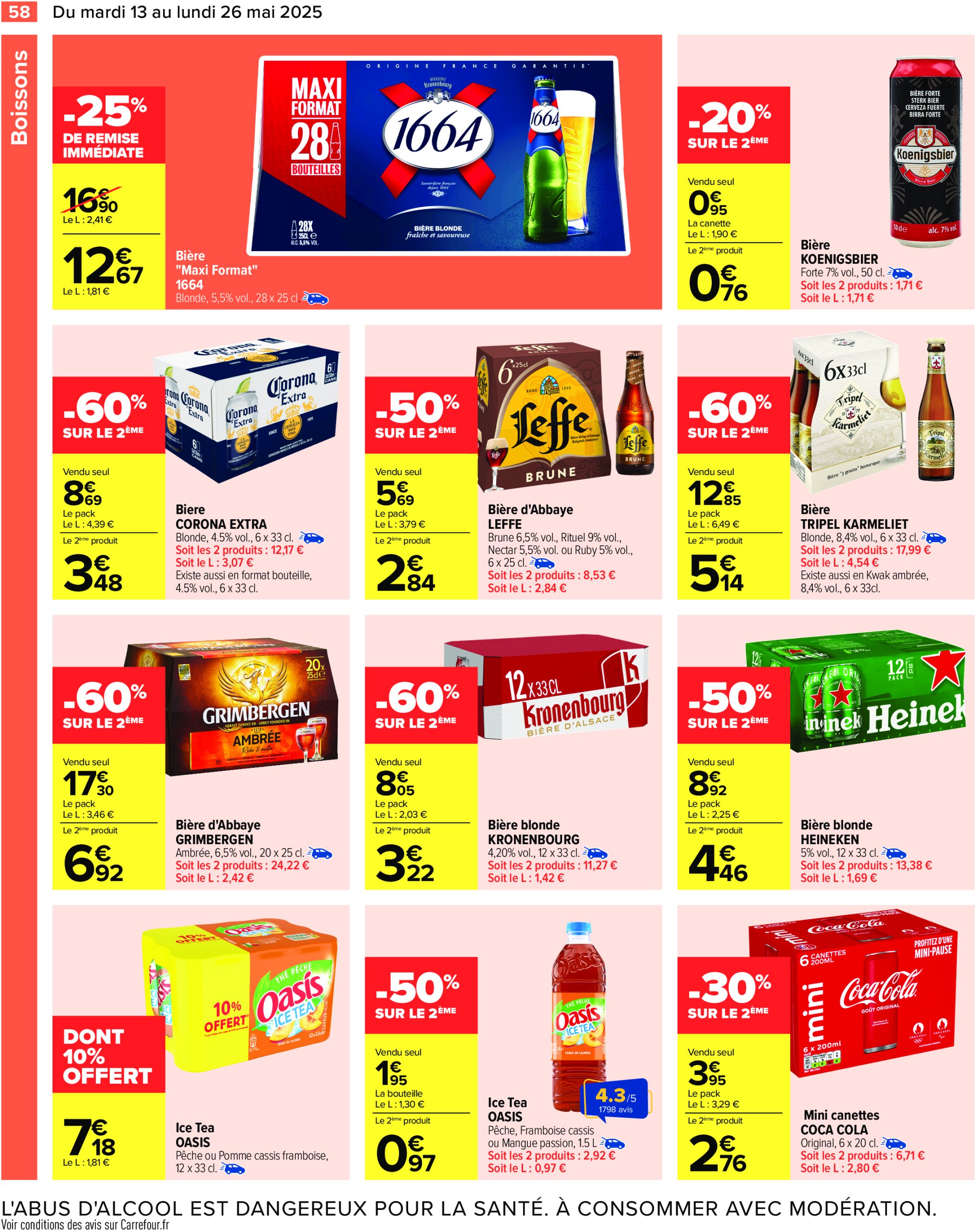 carrefour - Catalogue Carrefour valable dès 13/05 - 26/05 - page: 62