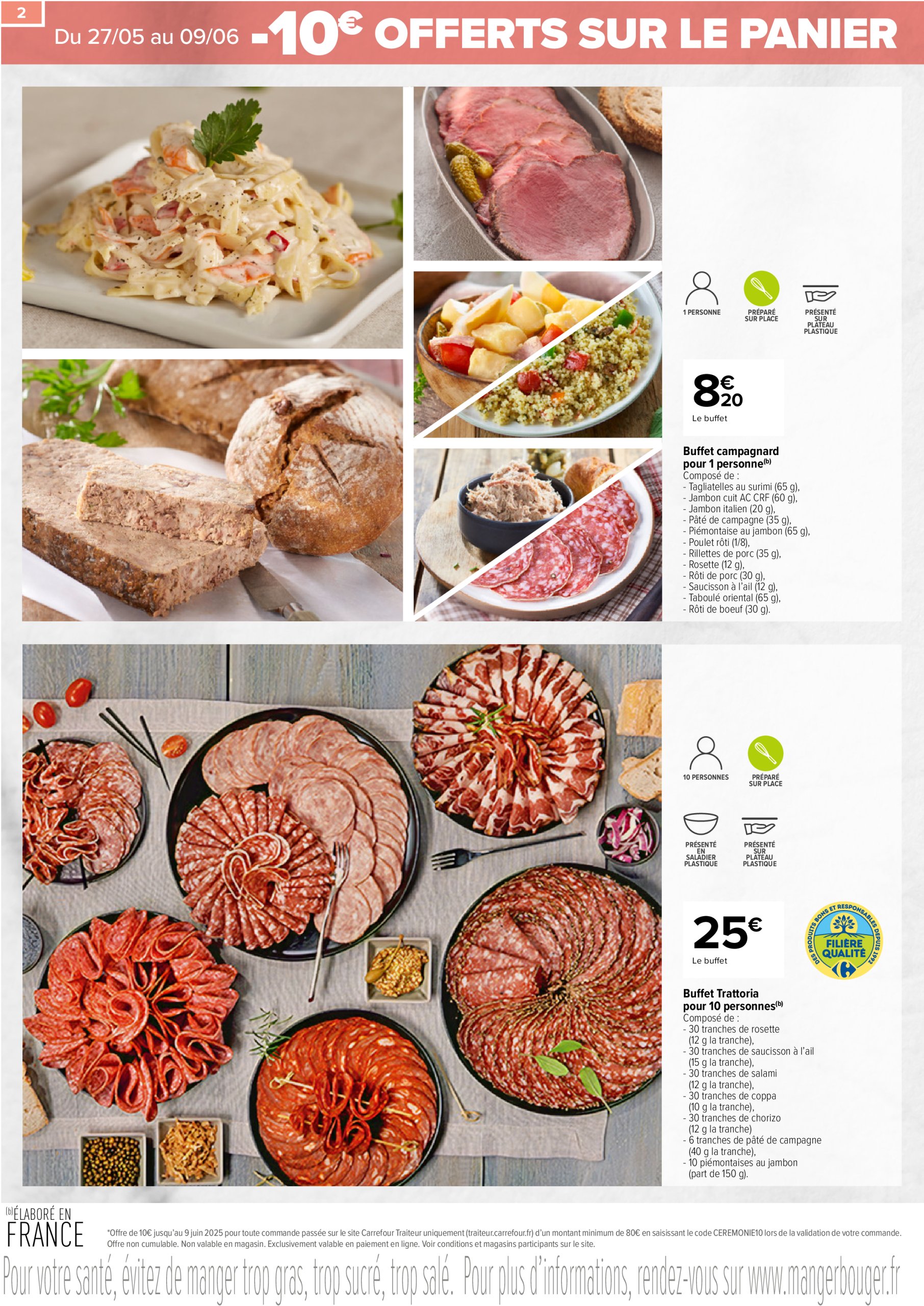 carrefour - Catalogue Carrefour - Fêtes de famille valable dès 27/05 - 09/06 - page: 2