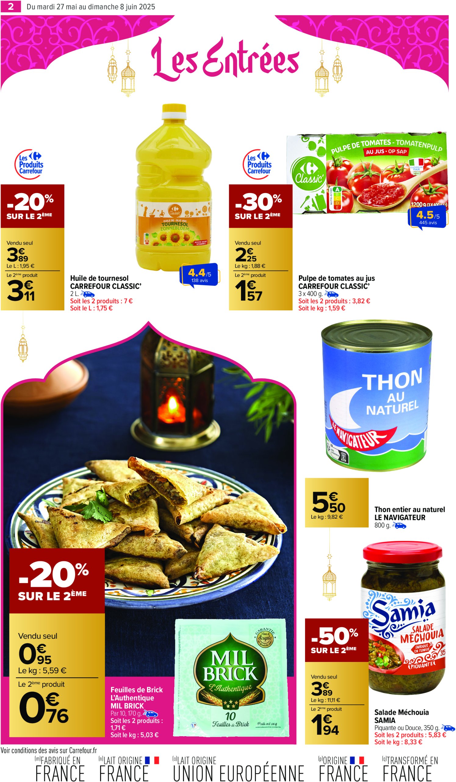 carrefour - Catalogue Carrefour - Prix avantageux valable dès 27/05 - 08/06 - page: 2