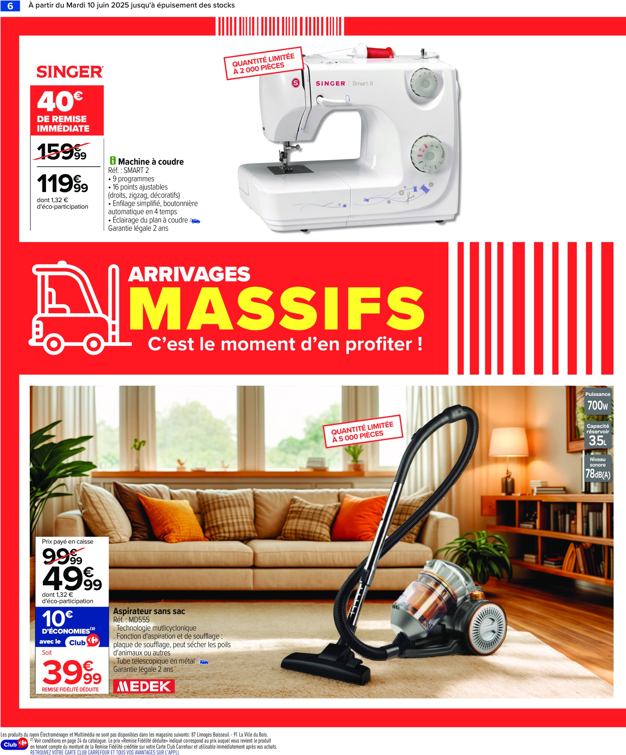 carrefour - Catalogue Carrefour - Arrivages Massifs valable du 10/06 au 23/06 - page: 8